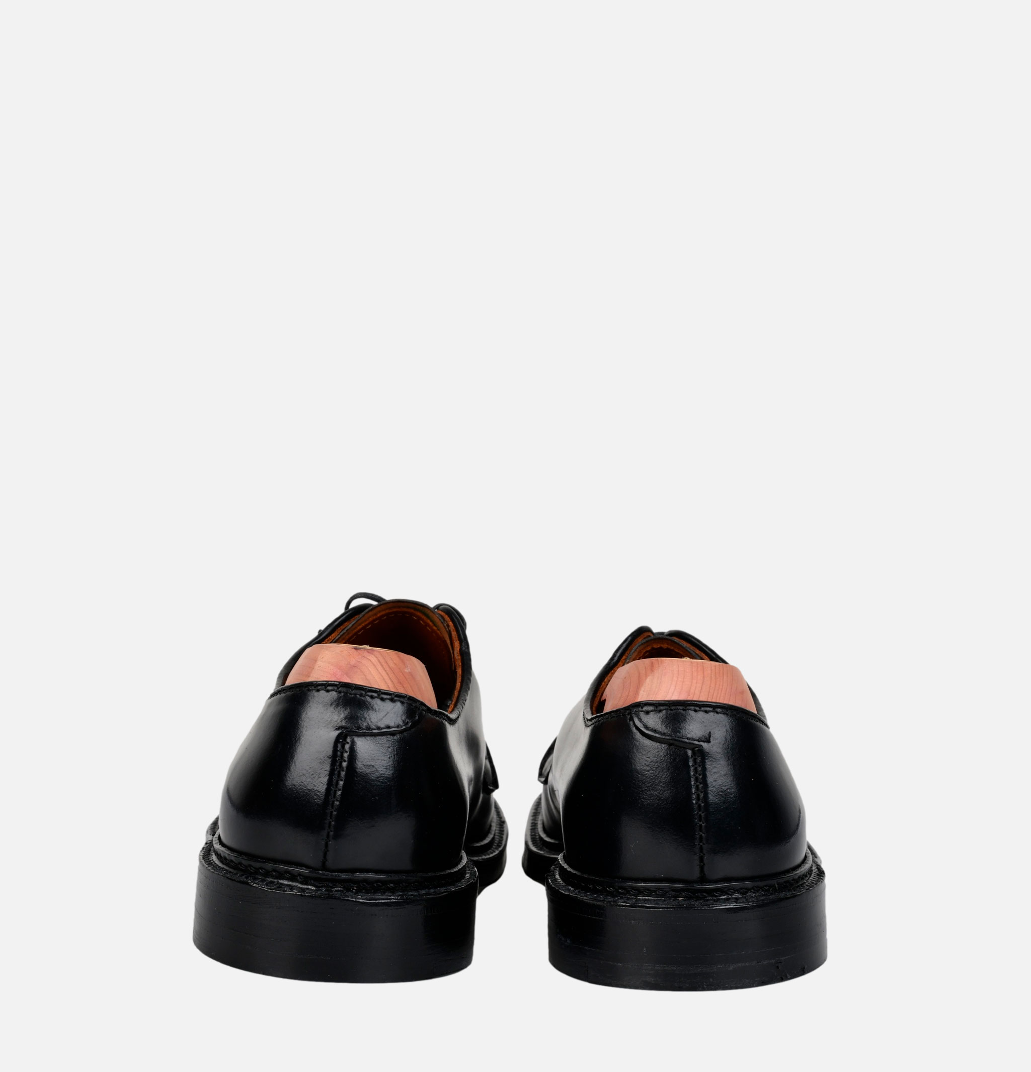 Alden Shoe Co 9901 Plain Toe Blucher Shoes Black