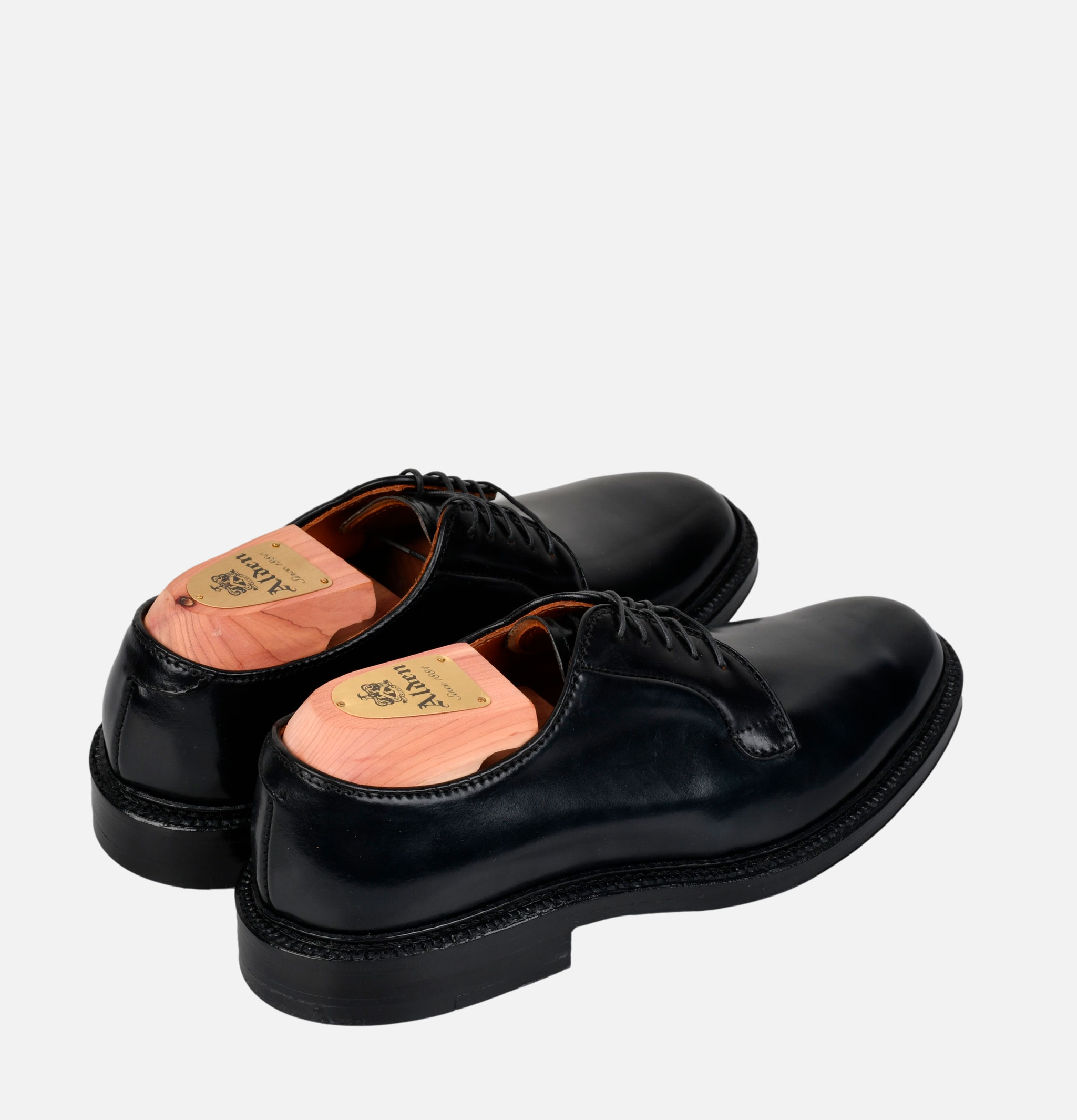 Alden Shoe Co 9901 Plain Toe Blucher Shoes Black