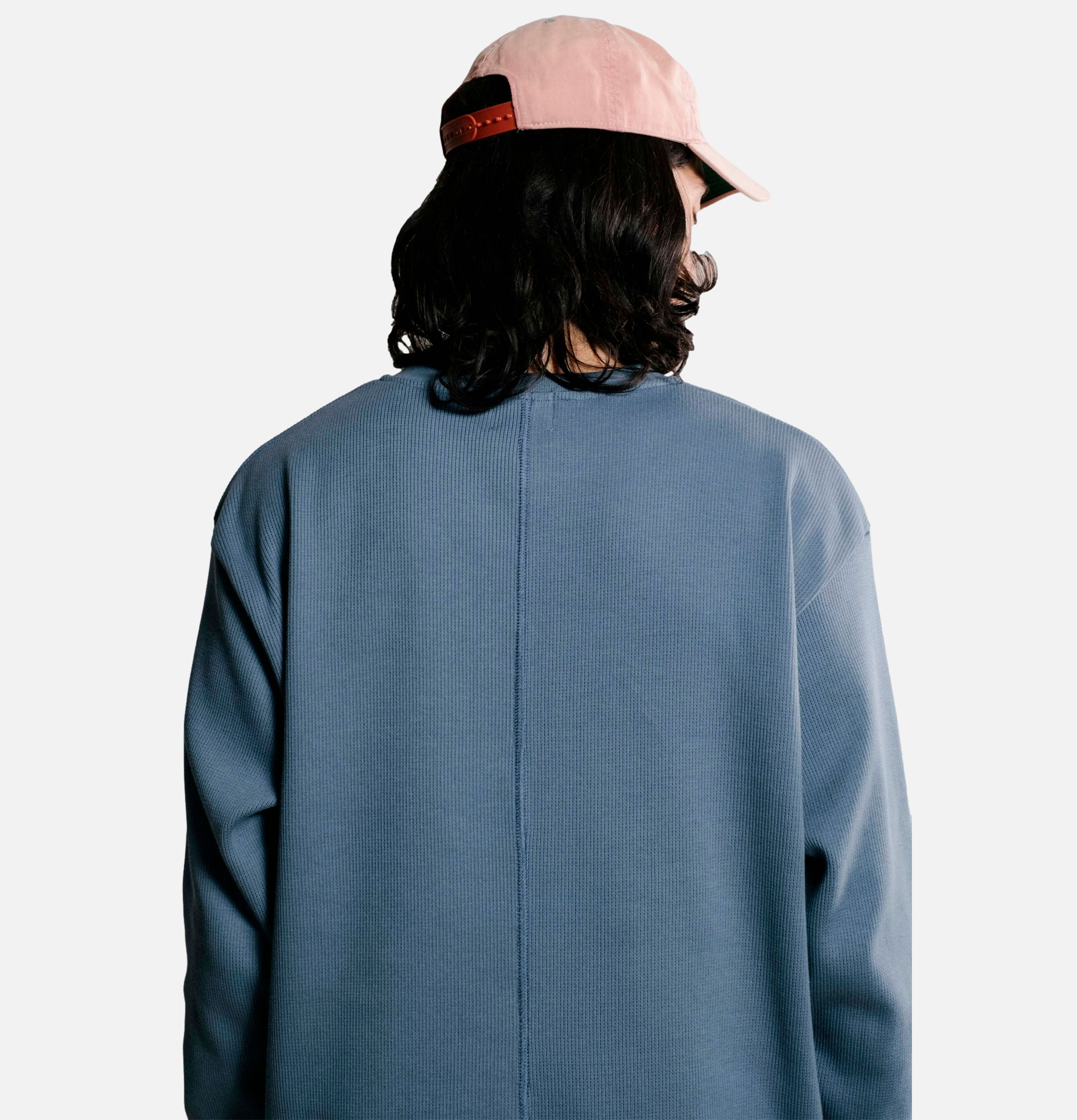 Nitto Knitwear Vahé Indigo Long Sleeve T-Shirt