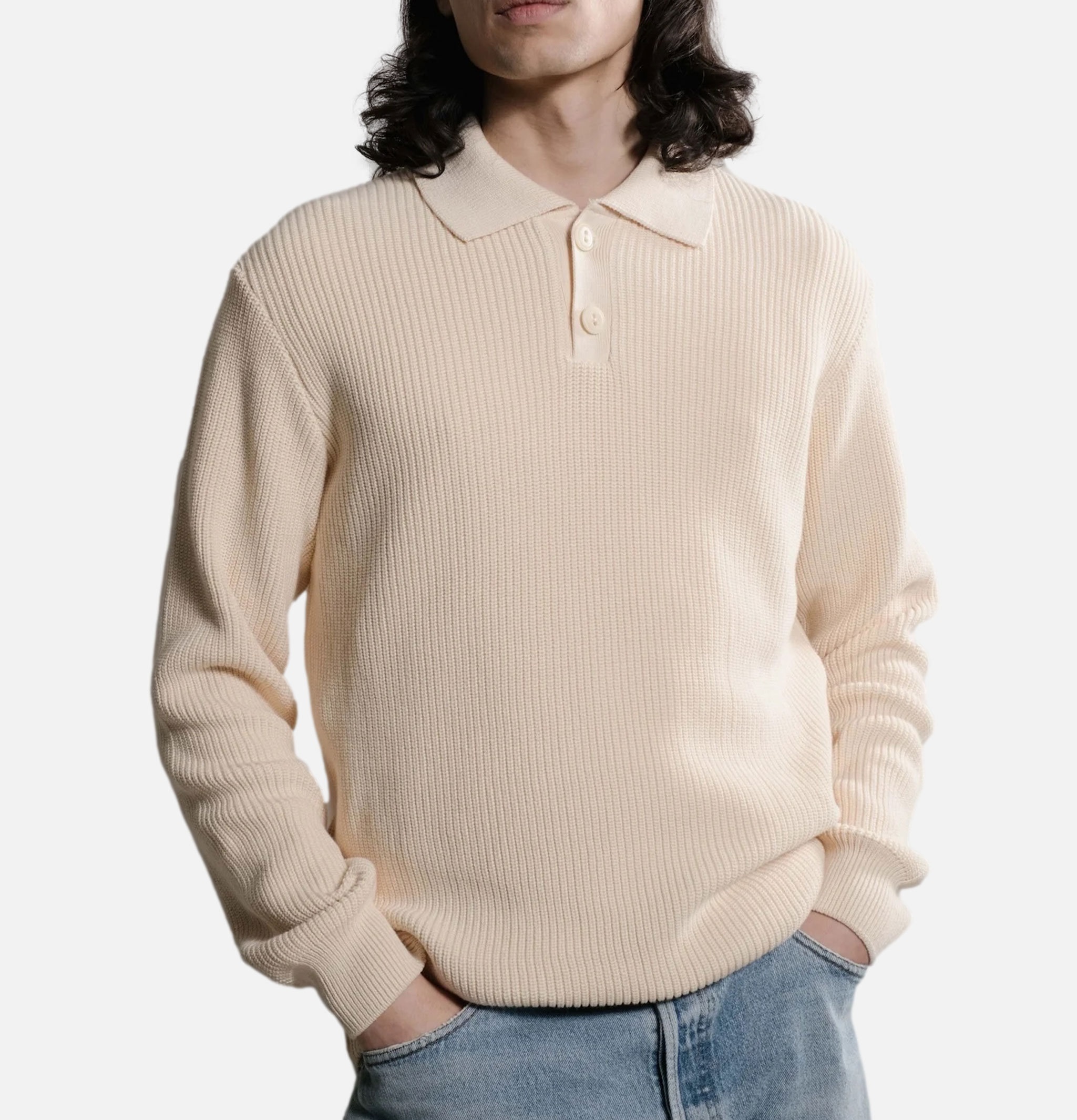 Nitto Knitwear Polo Djivan Naturel