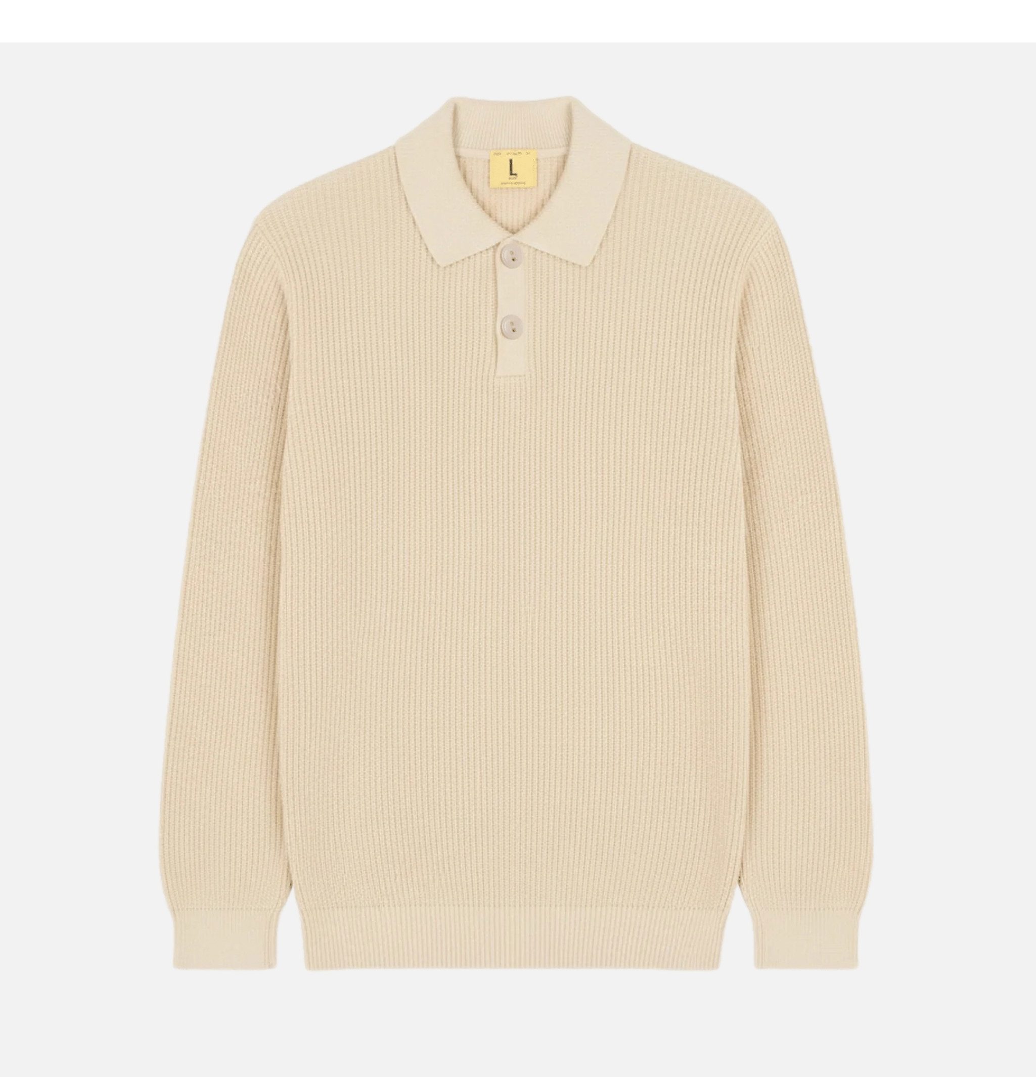 Nitto Knitwear Polo Djivan Naturel
