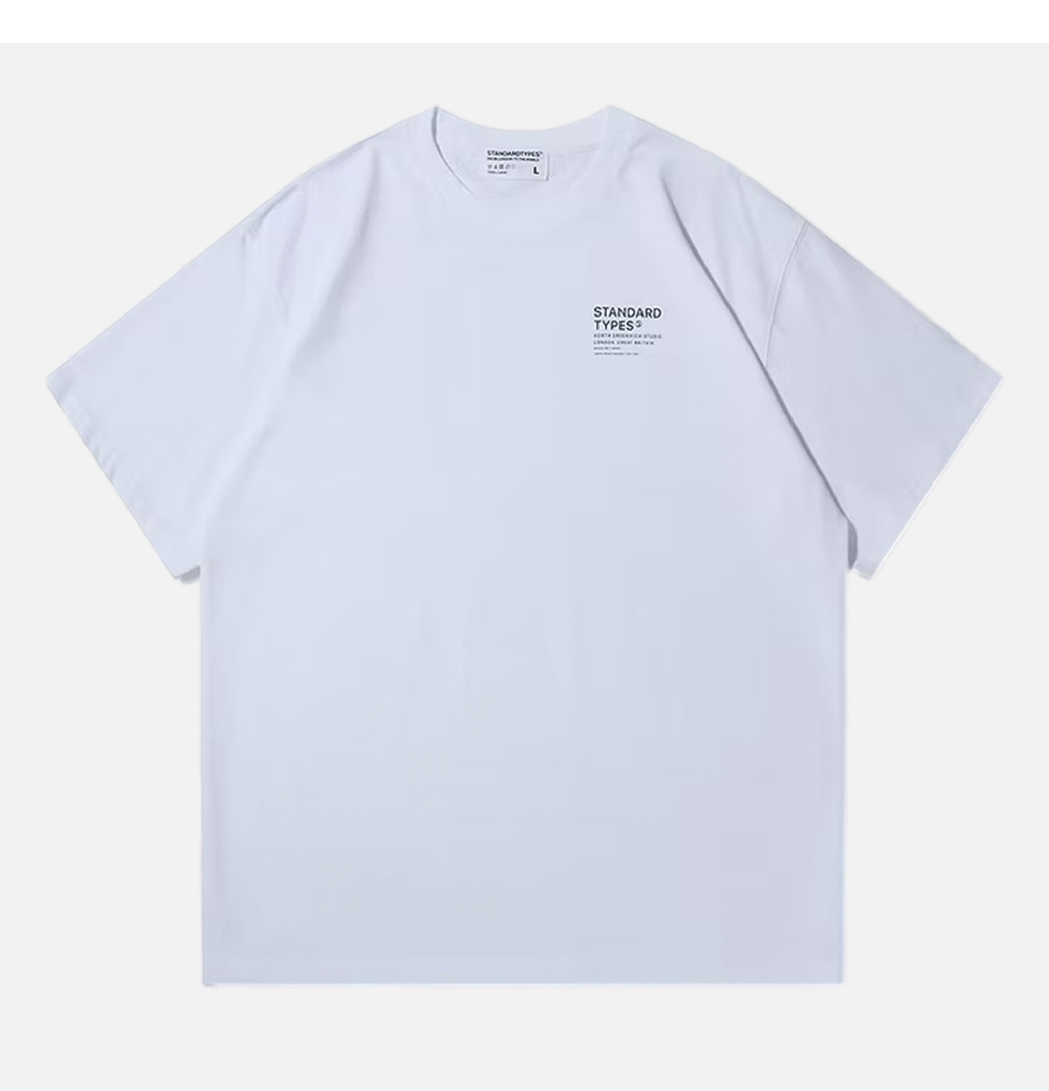 Standard Types Minimal T-shirt Blanc