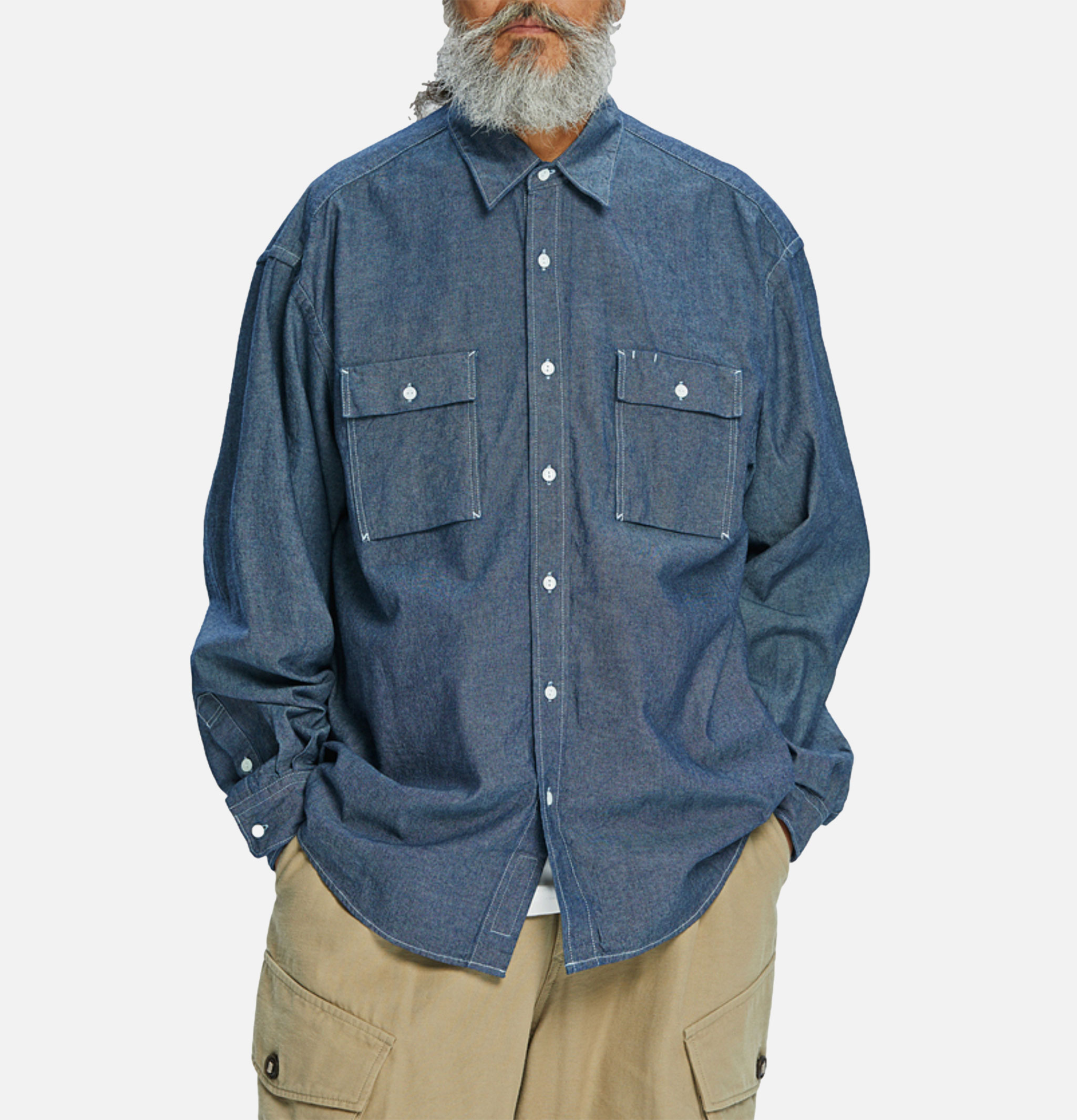Frizmworks Chemise Cigarette Pocket Indigo