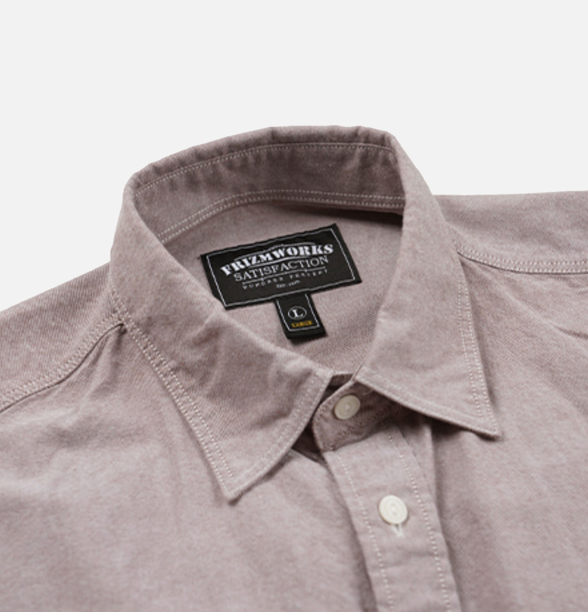 Frizmworks Brown Oxford Work Shirt
