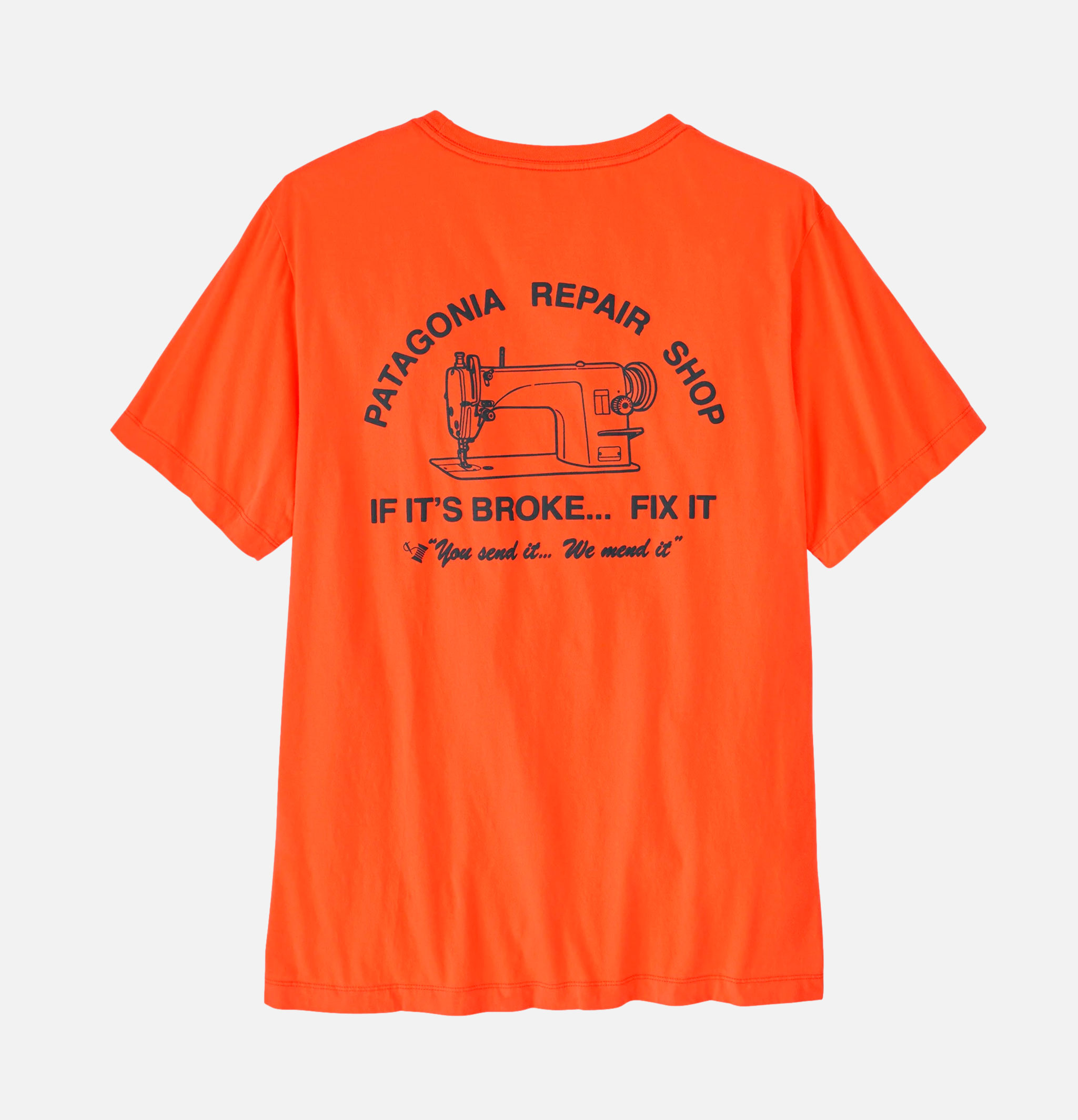 Patagonia | Repair Shop Tee Orange Peel | Shop Royalcheese Paris