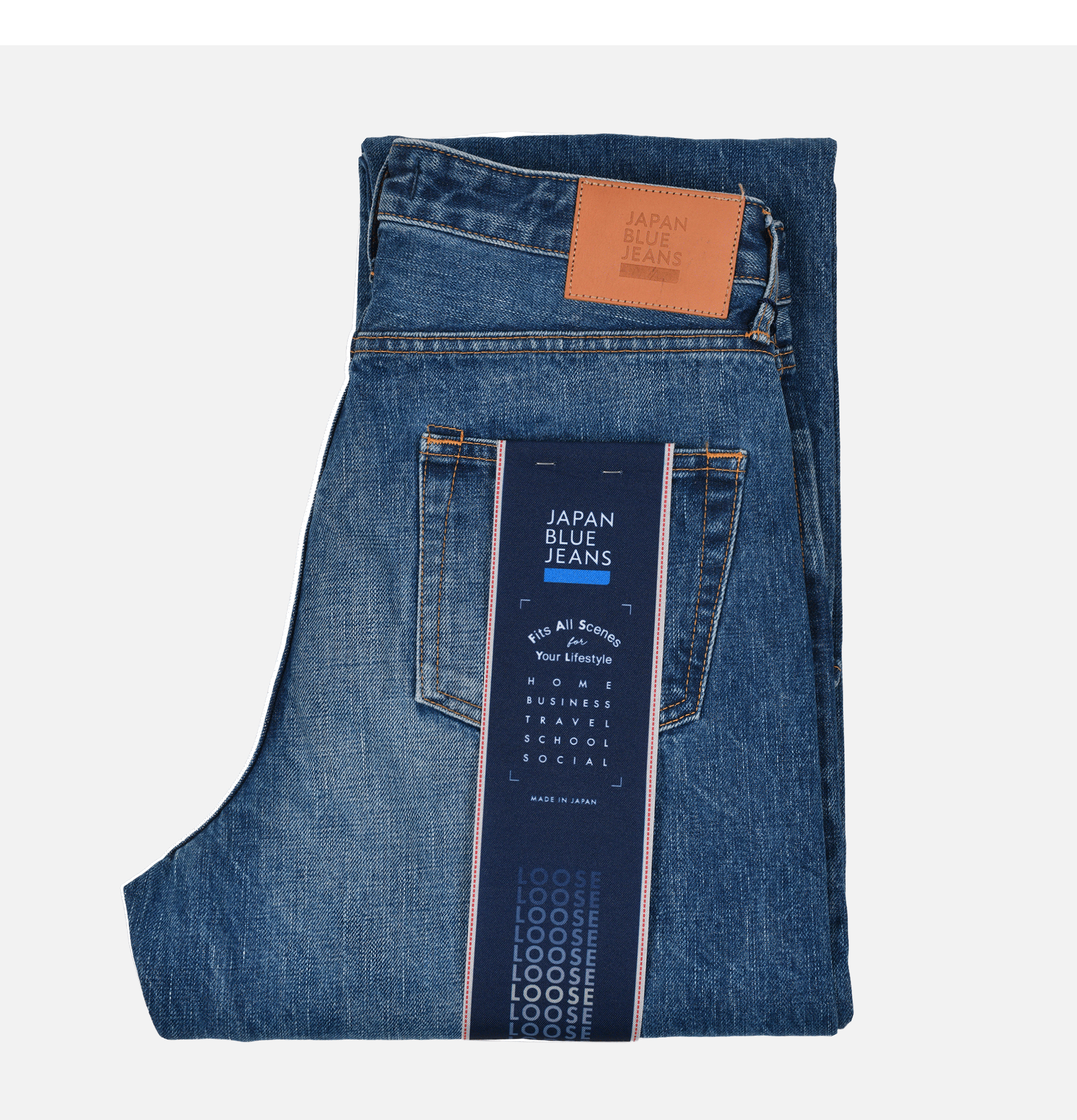 Japan Blue Jeans 14.8 Oz Loose Straight Used