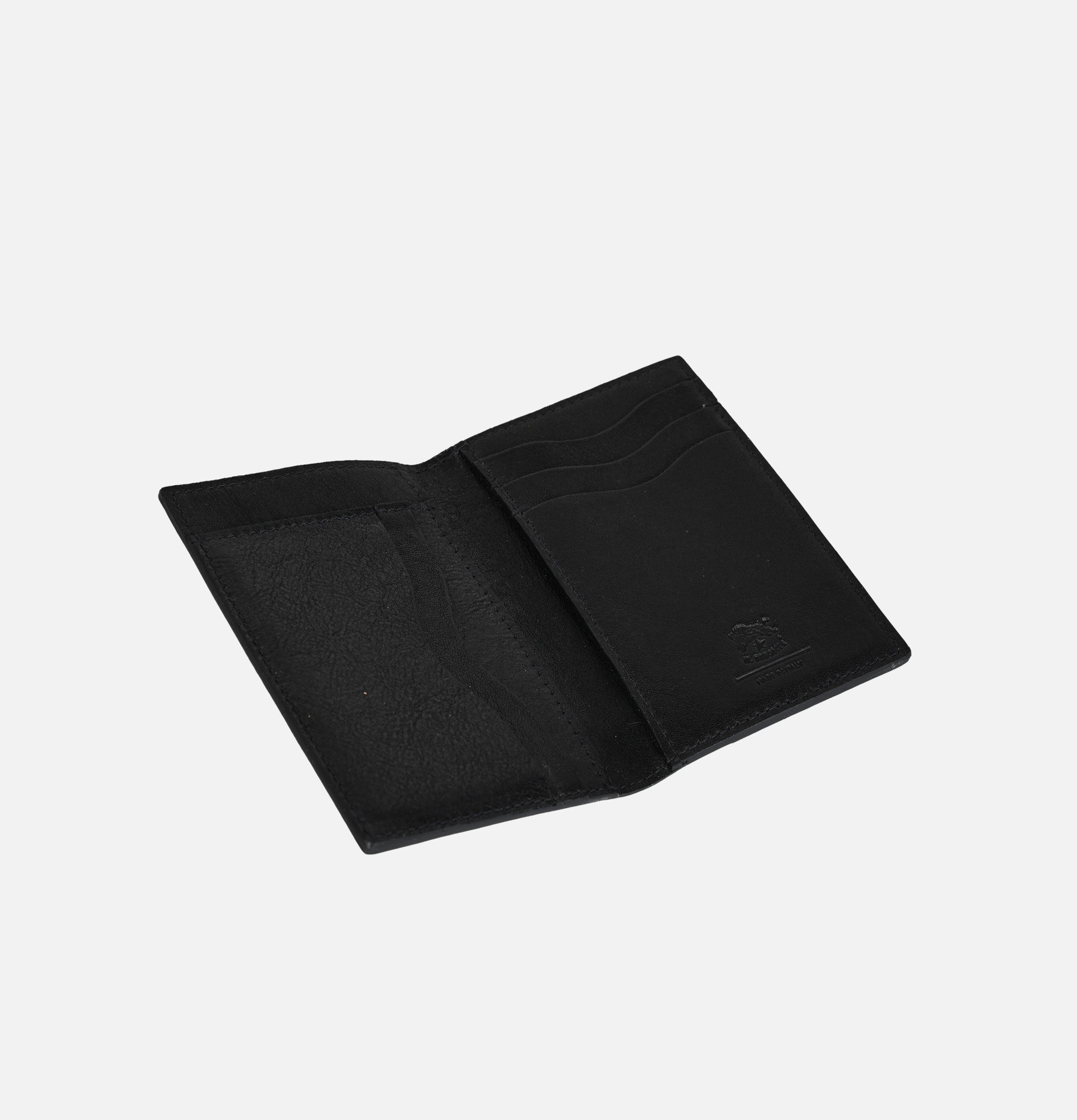 Il Bisonte Card Case Leo Black