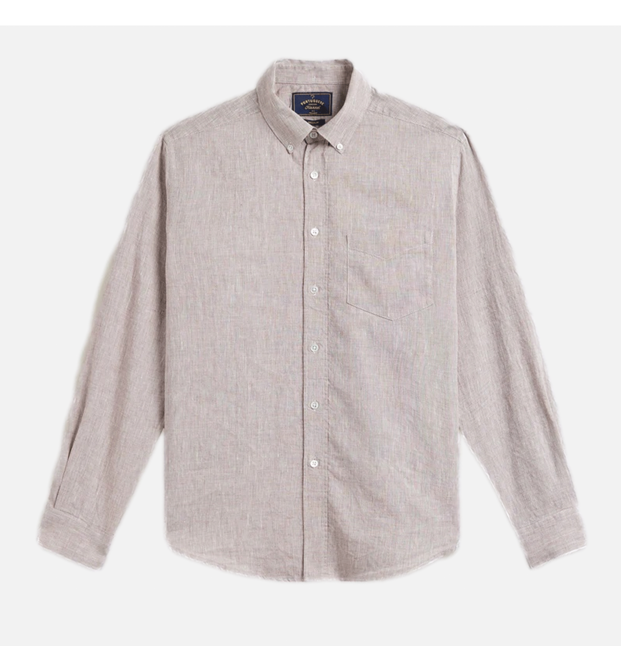 Portuguese Flannel Chemise Granular Bordeaux