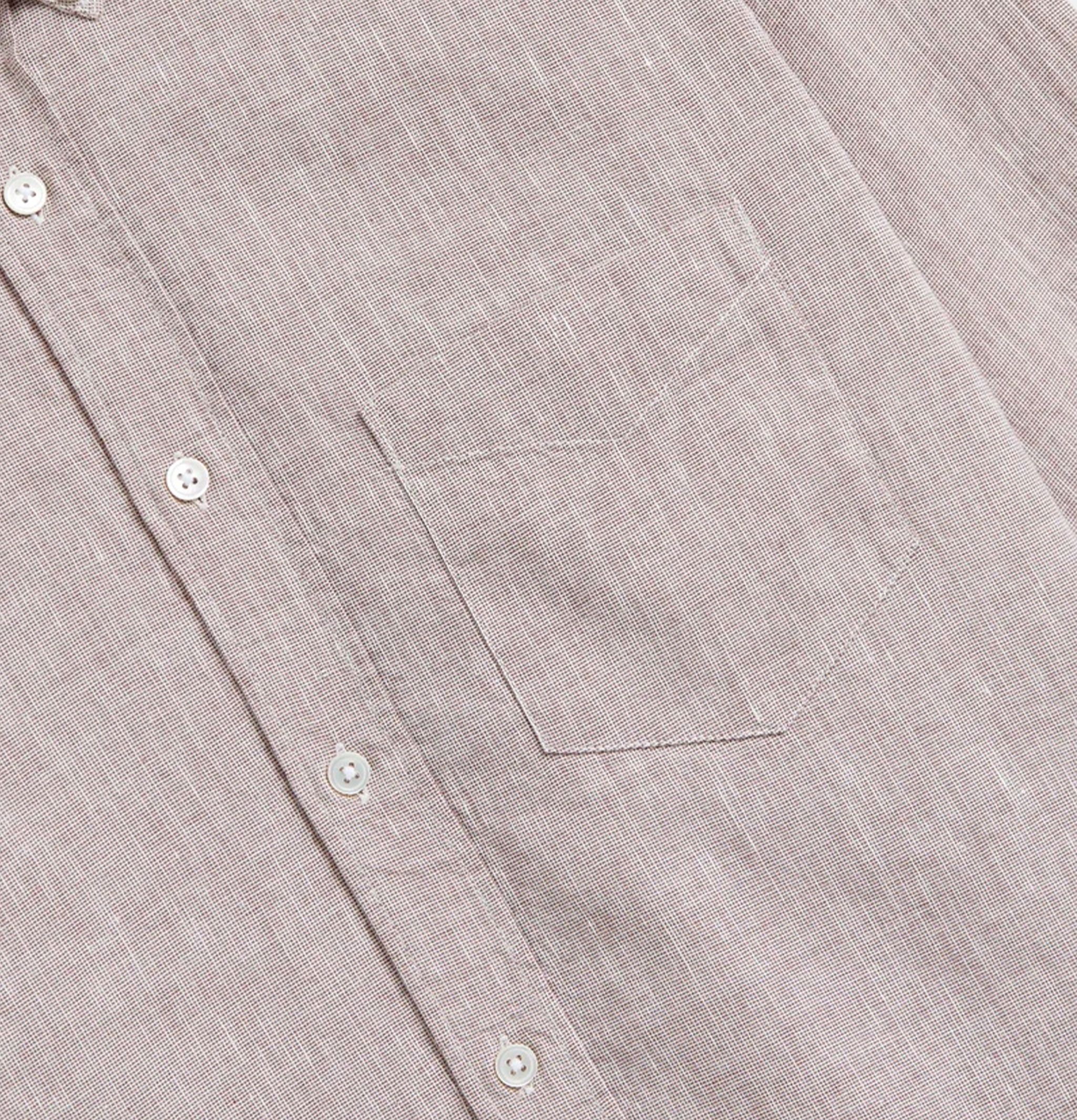 Portuguese Flannel Chemise Granular Bordeaux