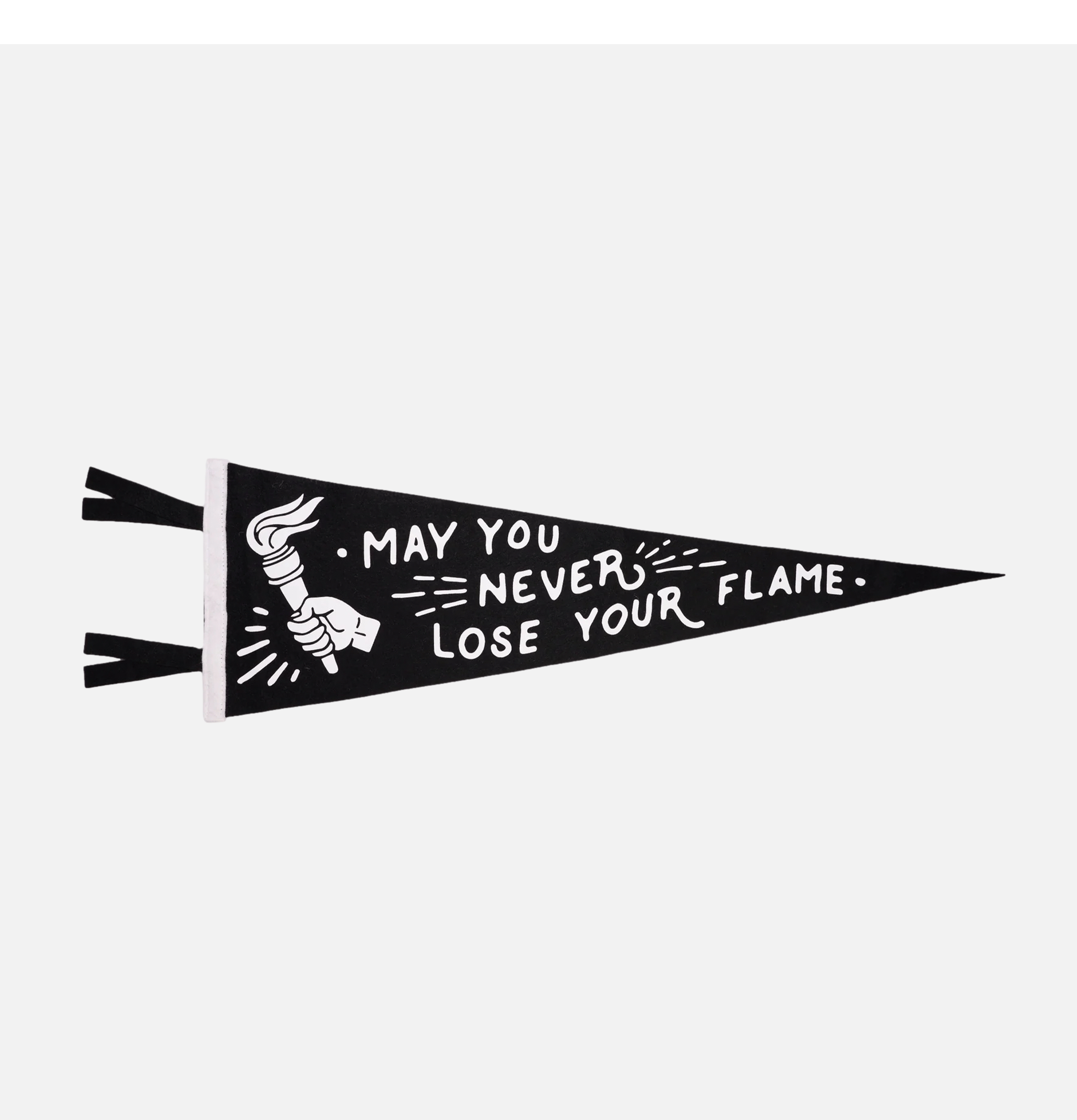 Oxford Pennant | May You Never Lose Your Flame Fanion | Royalcheese