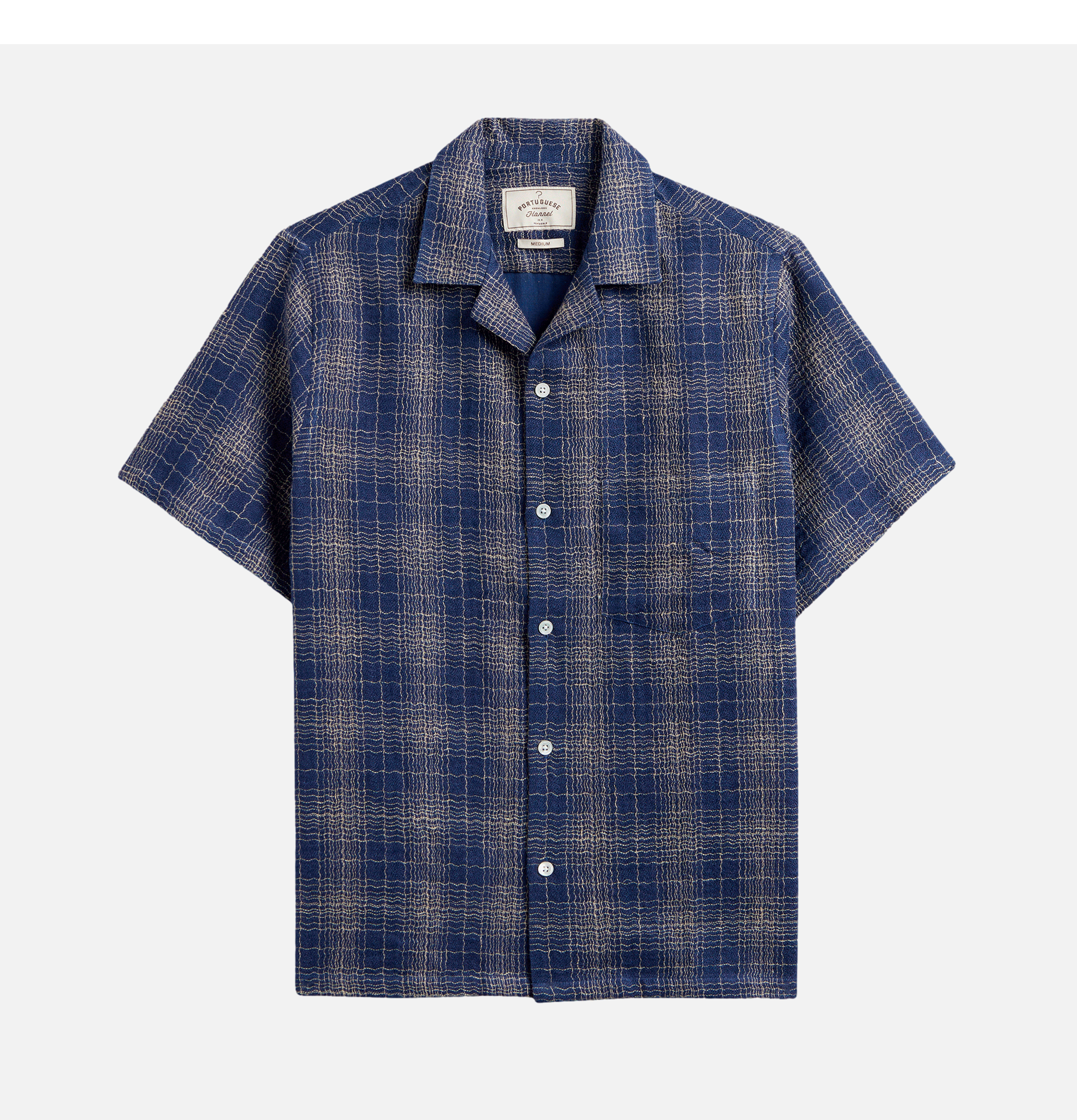Portuguese Flannel Chemise Dorne Blue
