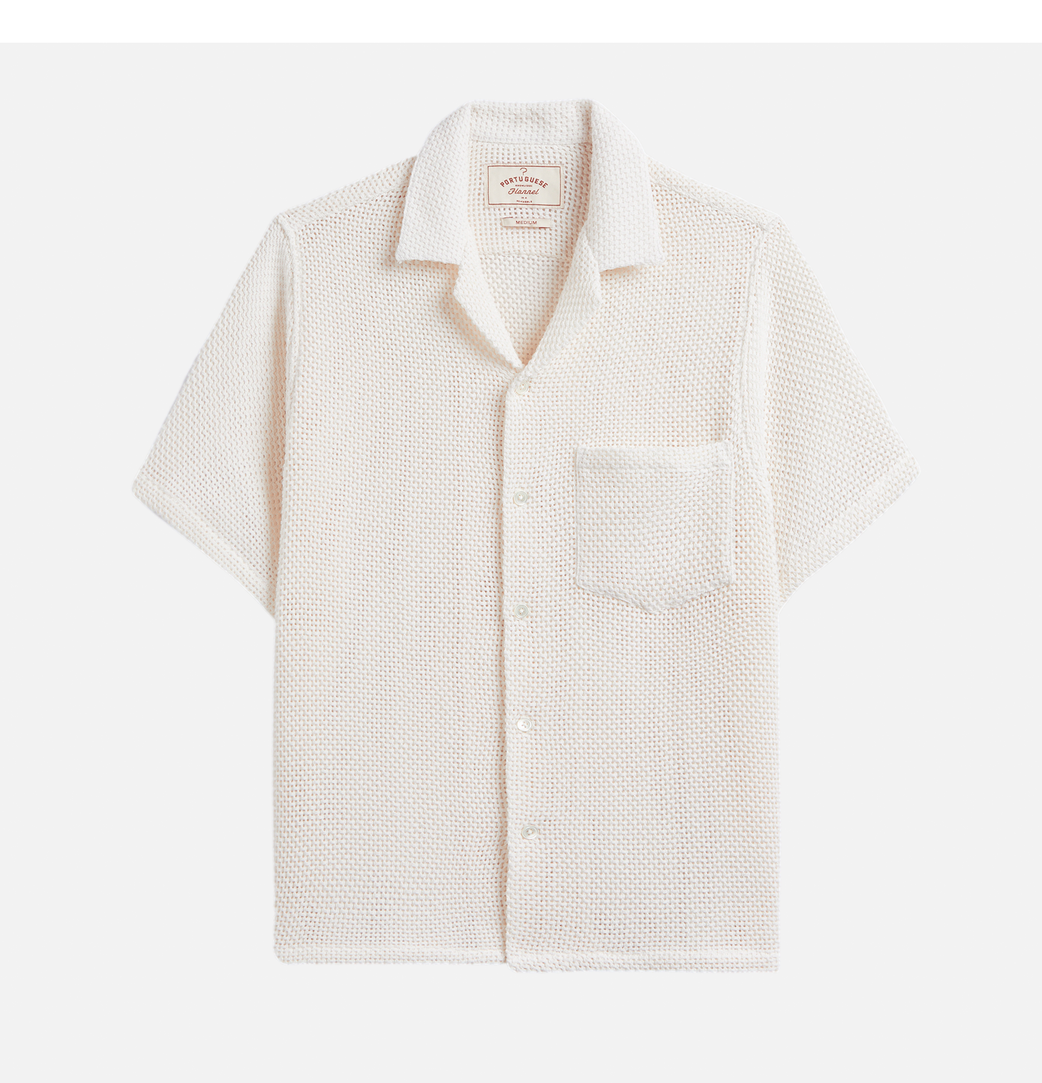 Portuguese Flannel Chemise Agora White