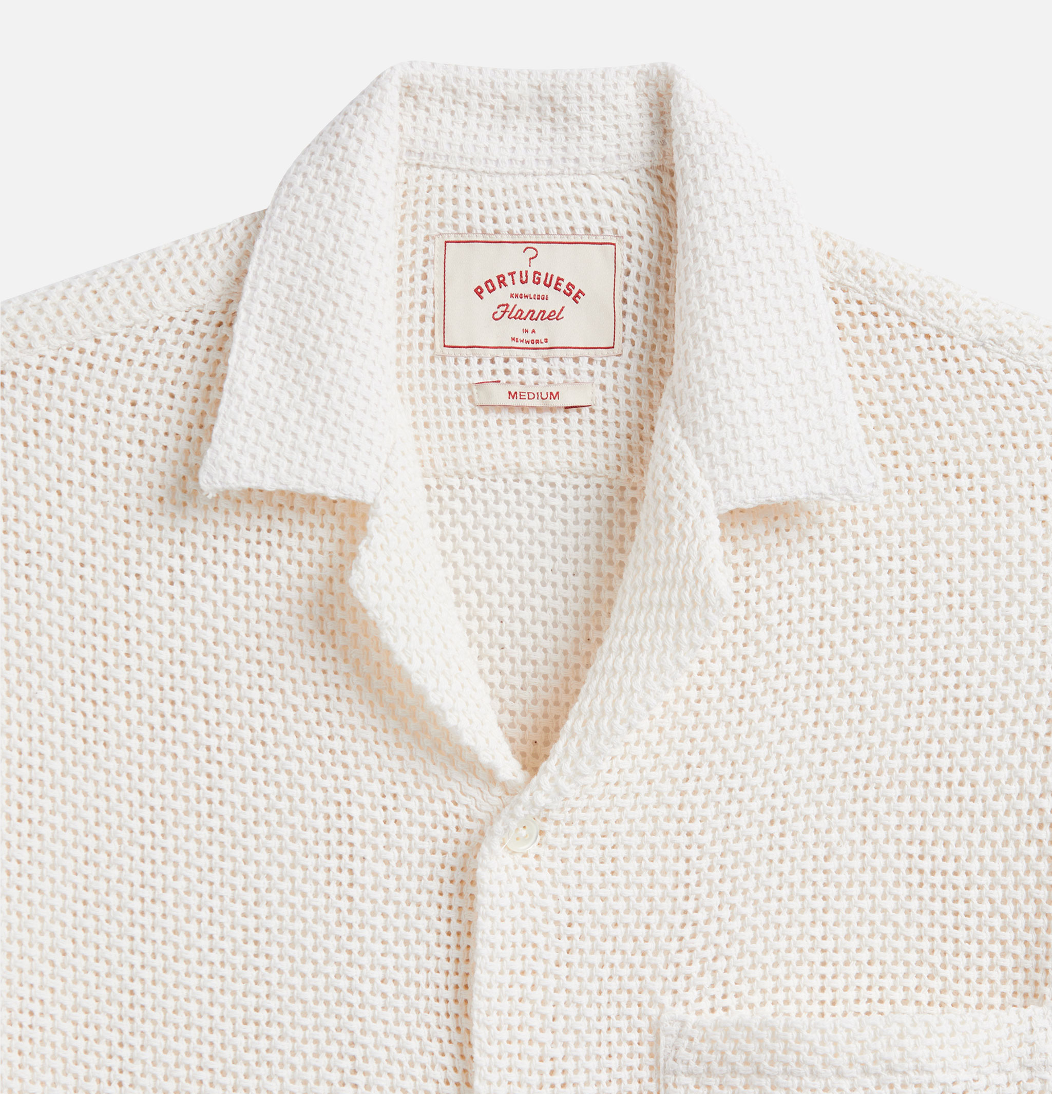 Portuguese Flannel Chemise Agora White