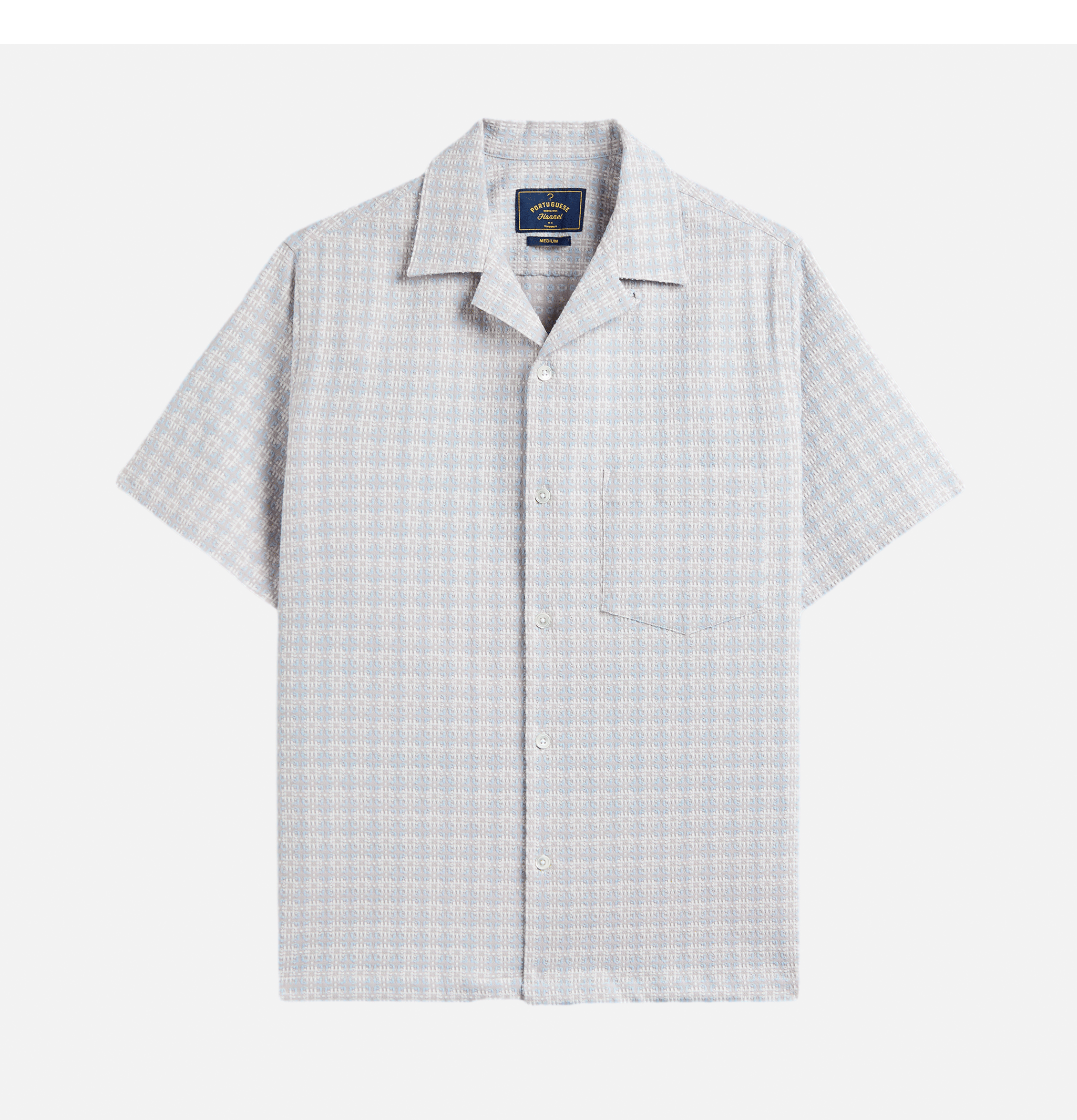 Portuguese Flannel Chemise Polen Blue