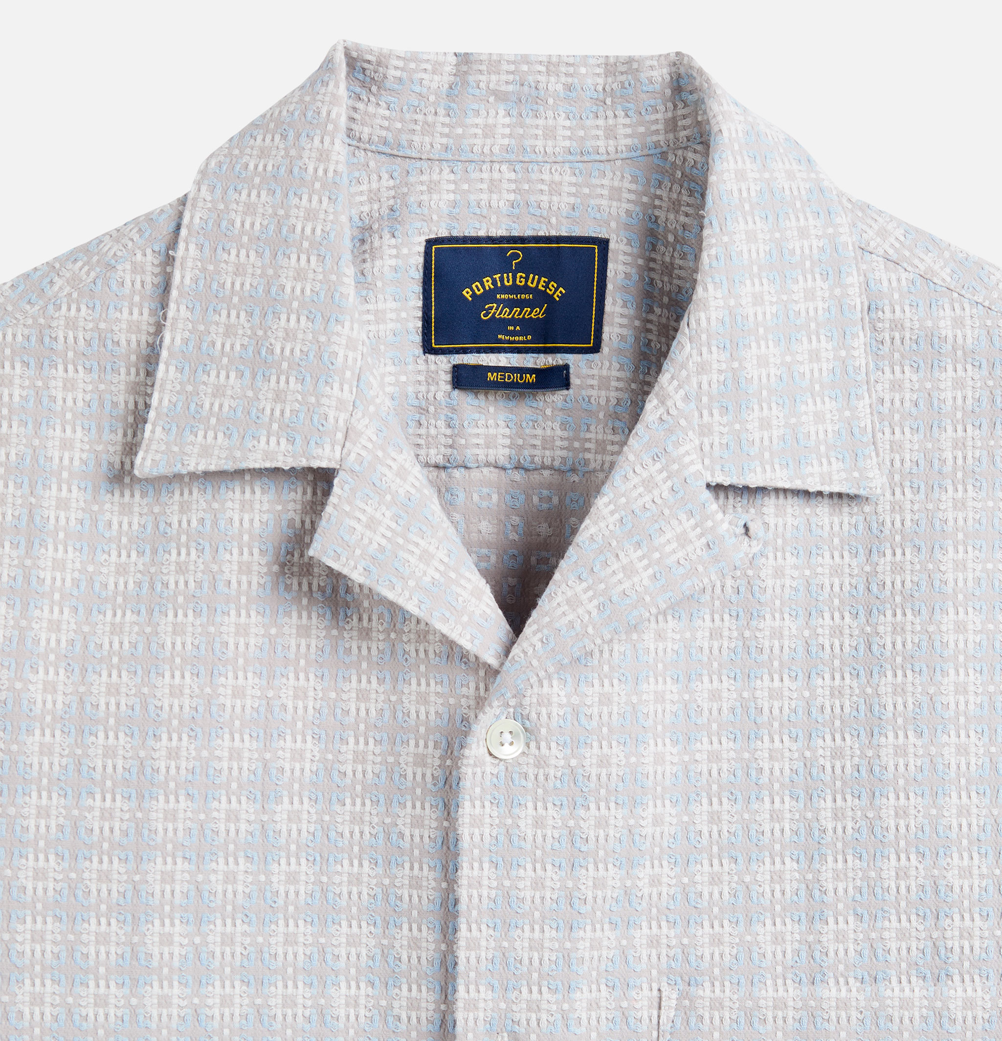 Portuguese Flannel Chemise Polen Blue