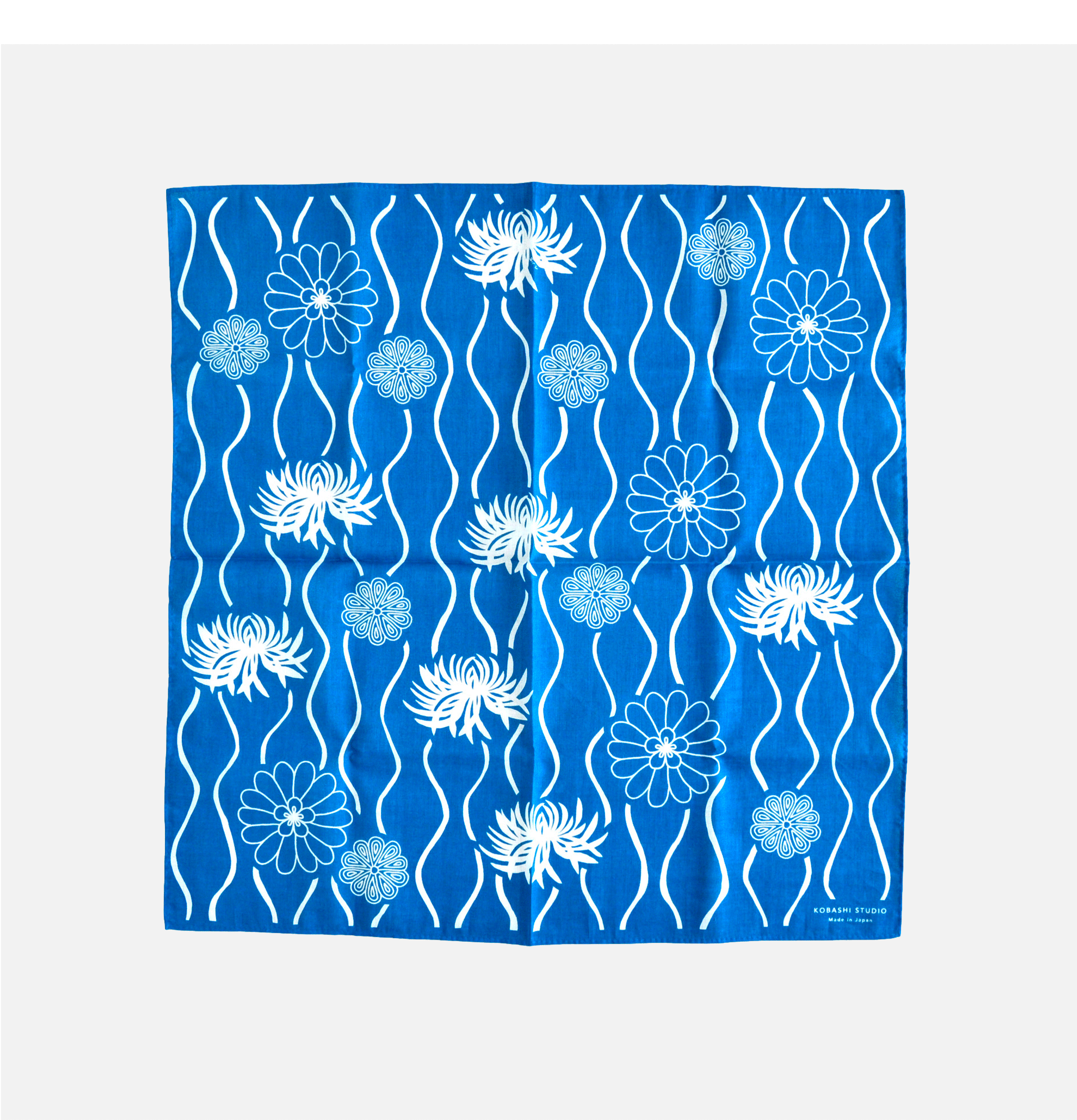 Kobashi Studio | Light Blue Bandana | Shop Royalcheese Paris