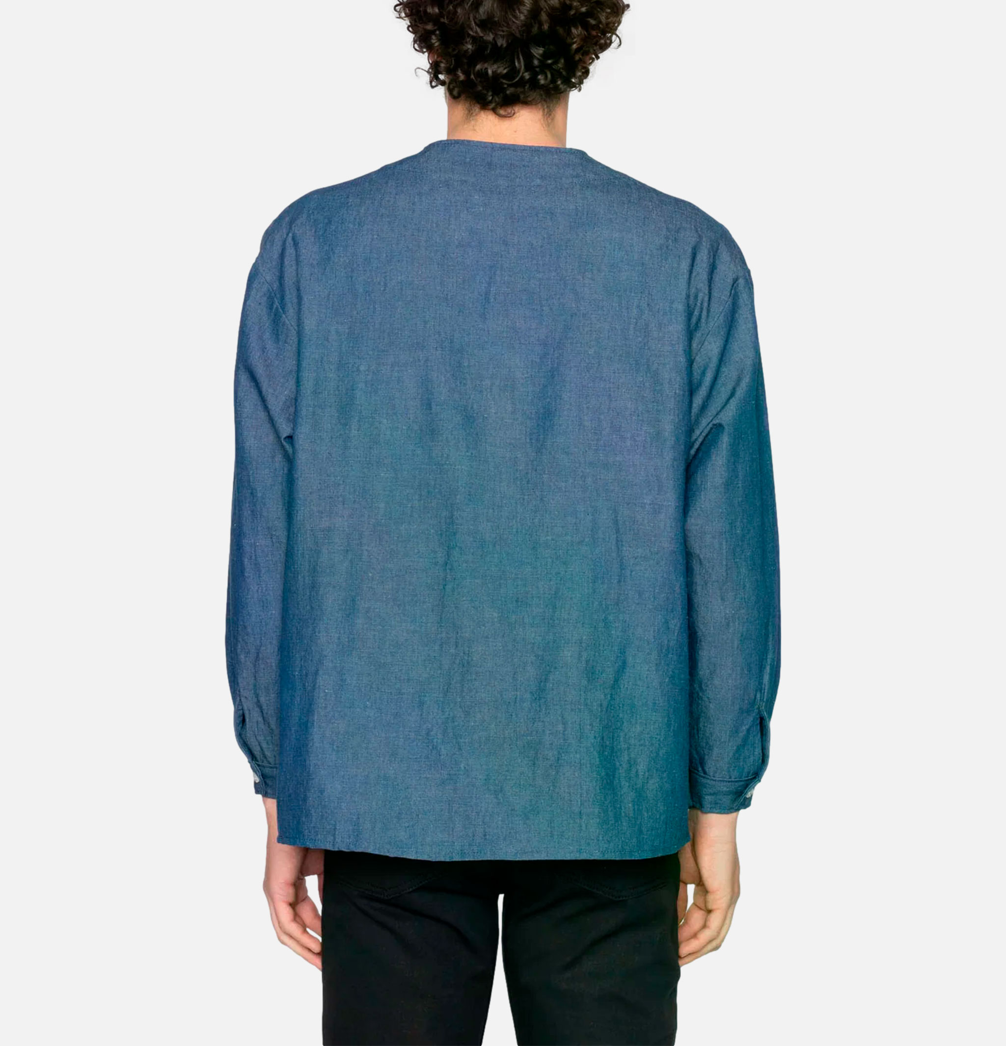 Naked & Famous Wise Guy Linen Blend Denim Jacket