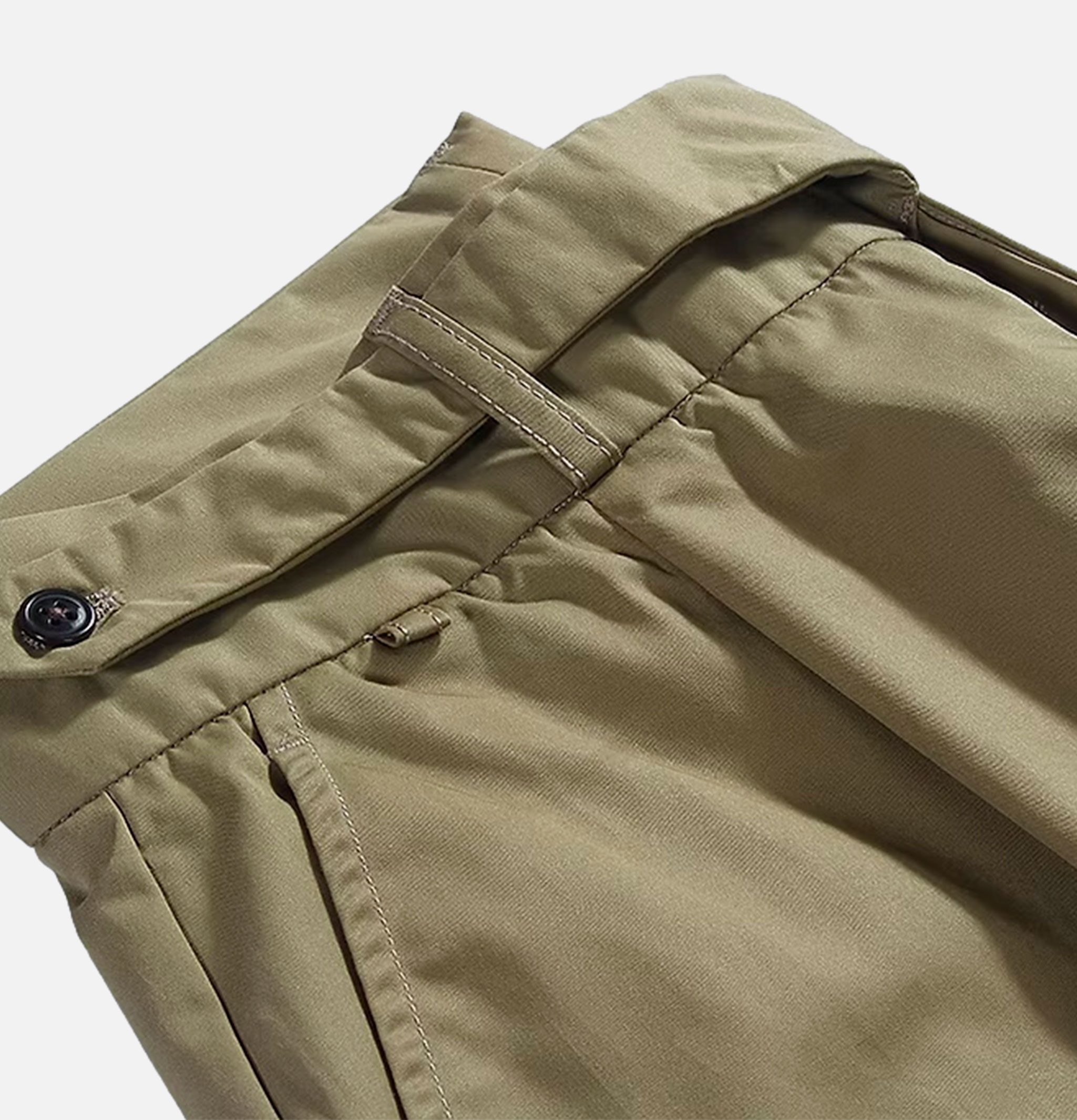 Standard Types Side Button Shorts Green