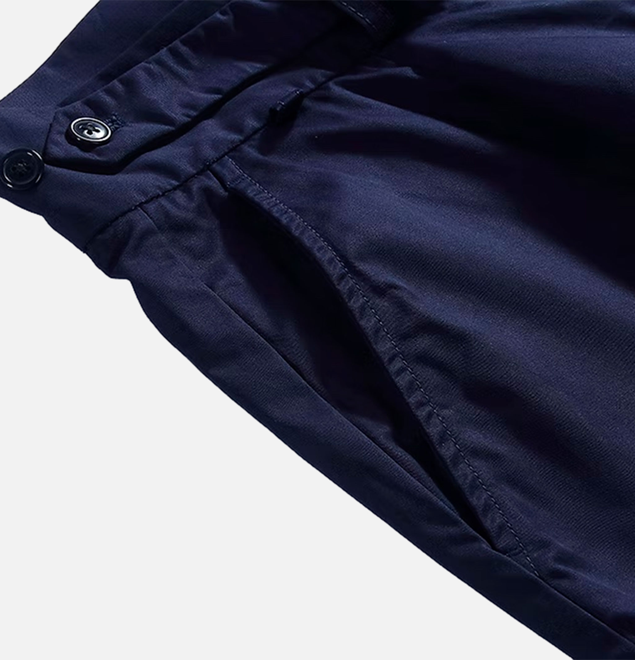 Standard Types Side Button Shorts Navy