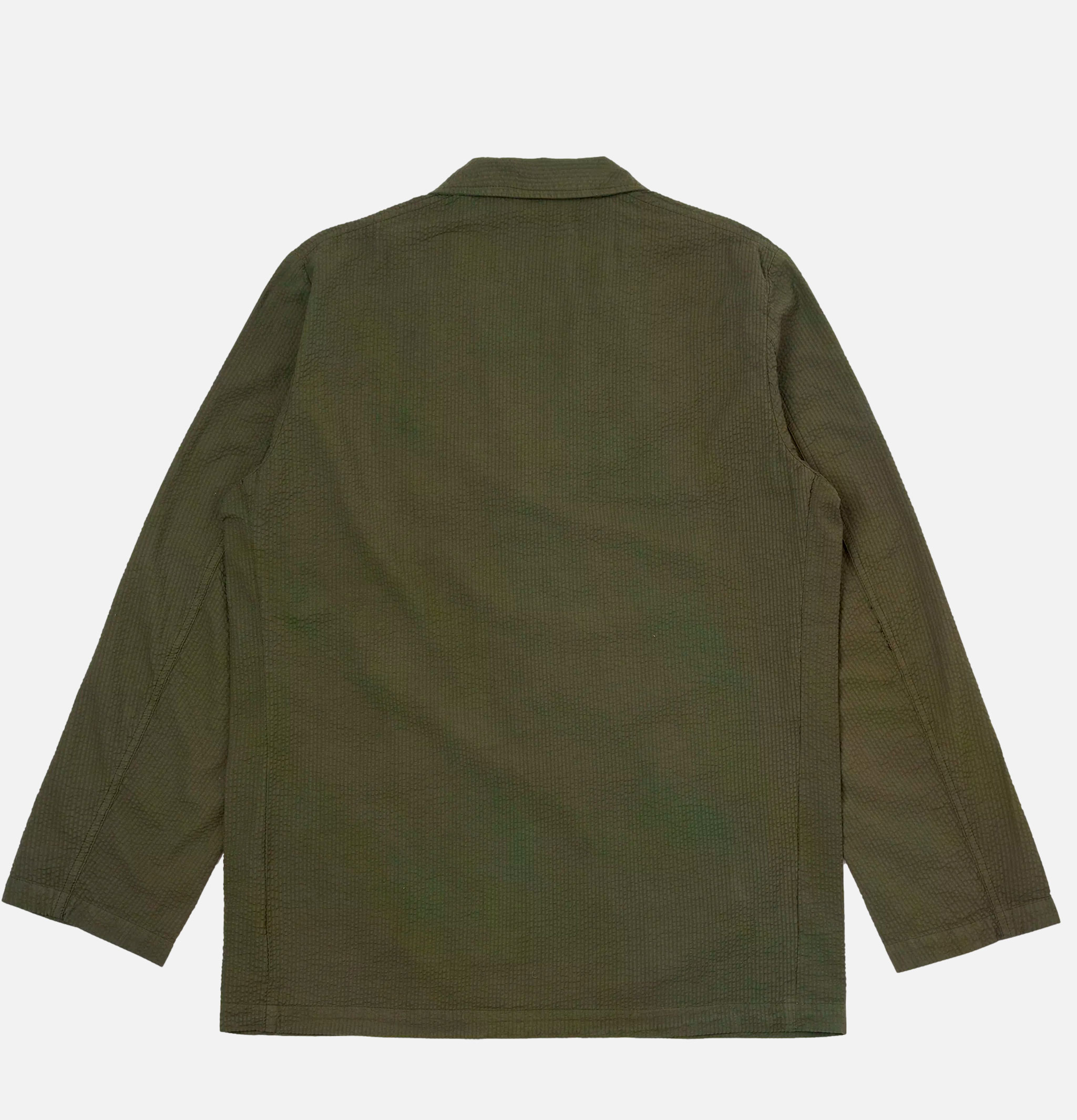 Universal Works Three Button Jacket Seersucker