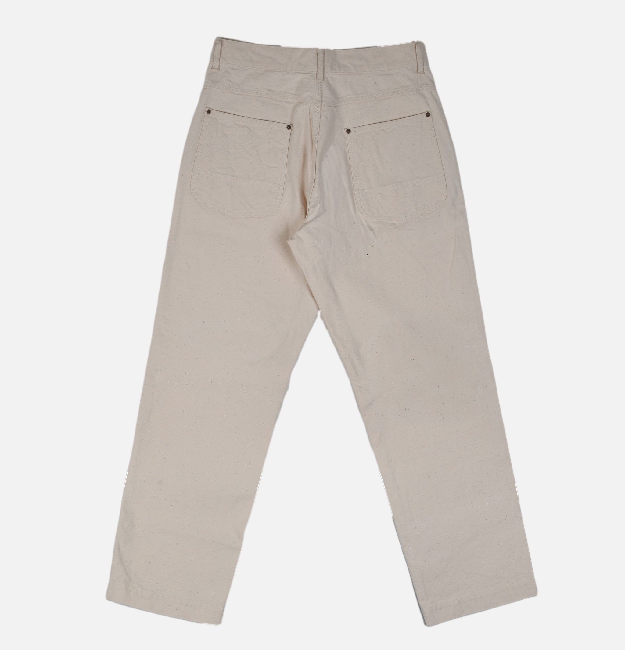 Fob Factory F0530 Cotton Duck Work Pants Ecru