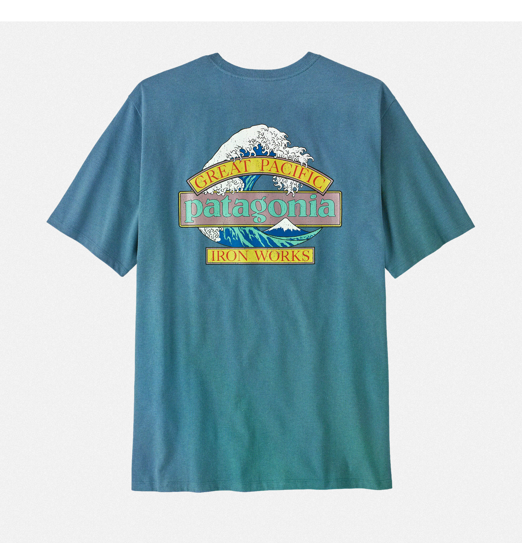 Patagonia Great Waves Responsibili Tee Shore Blue