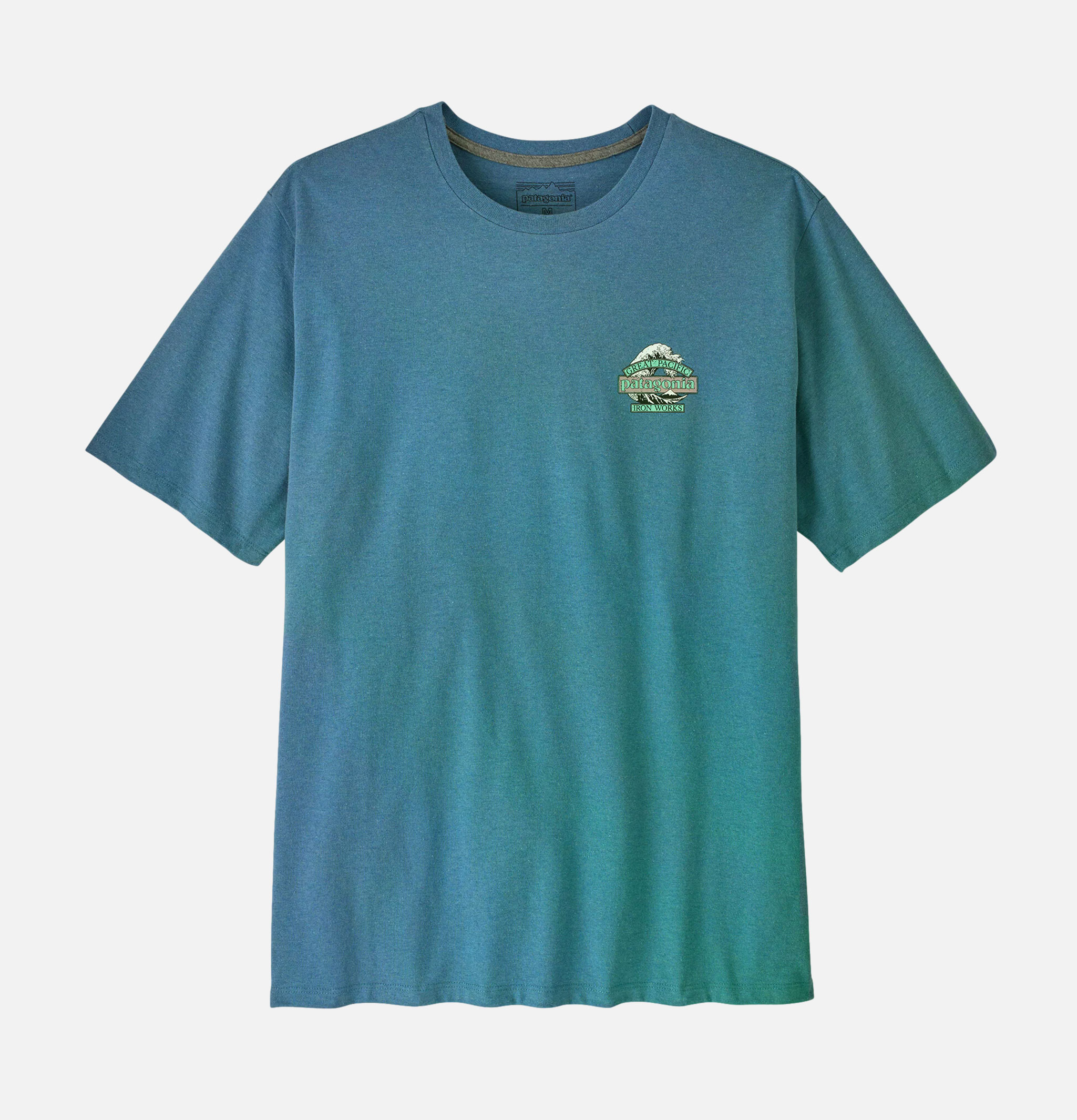Patagonia Great Waves Responsibili Tee Shore Blue
