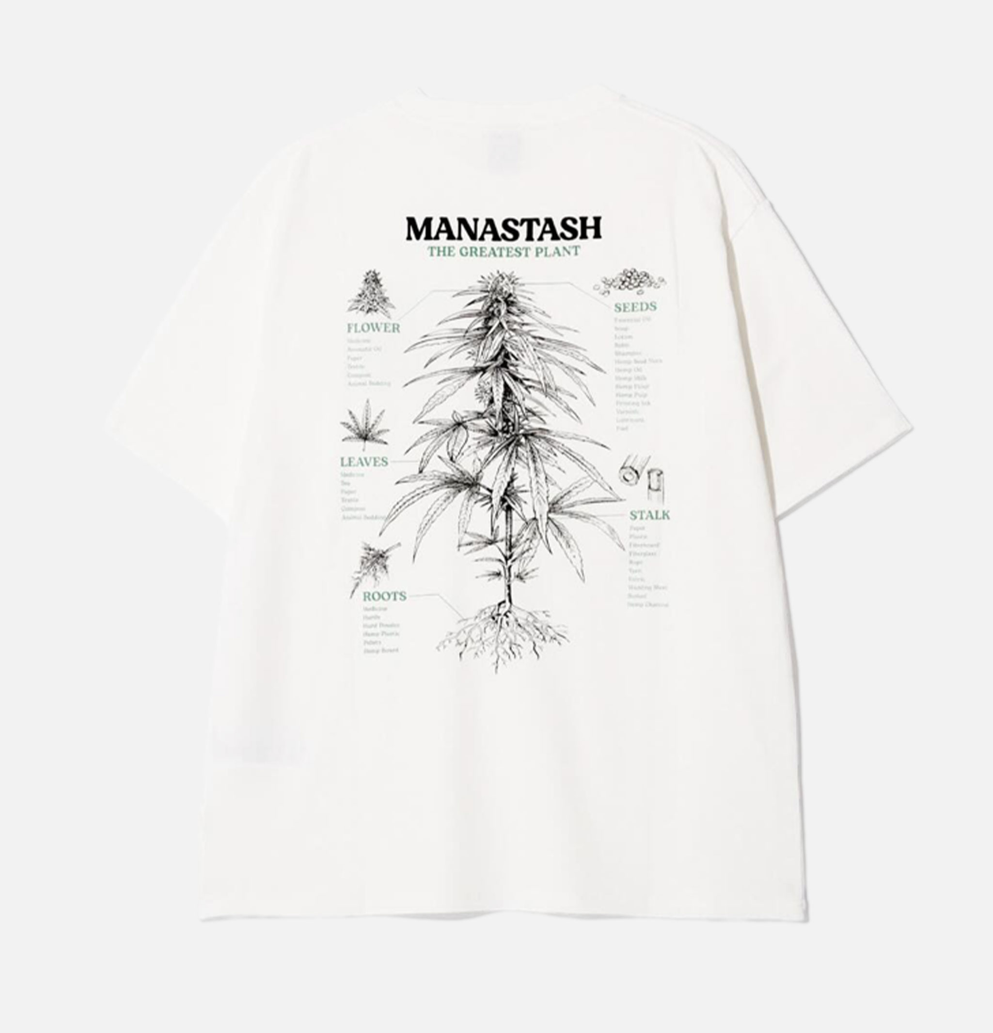 Manastash T-shirt Hemp Tee Tgp Blanc