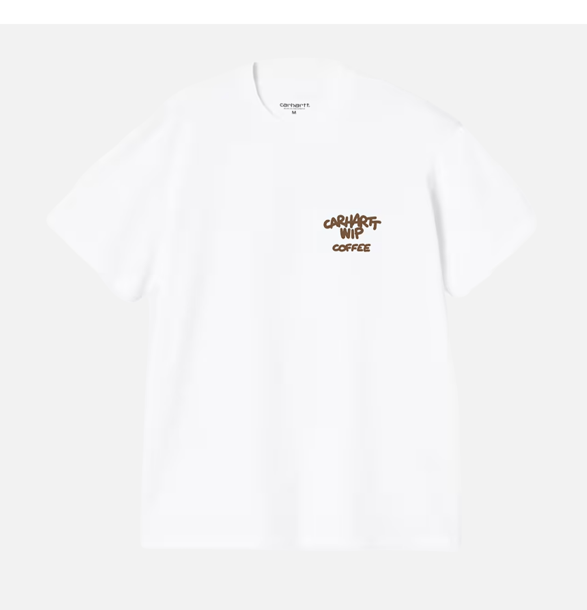 T-shirt Carhartt WIP S/s Coffee Break Blanc
