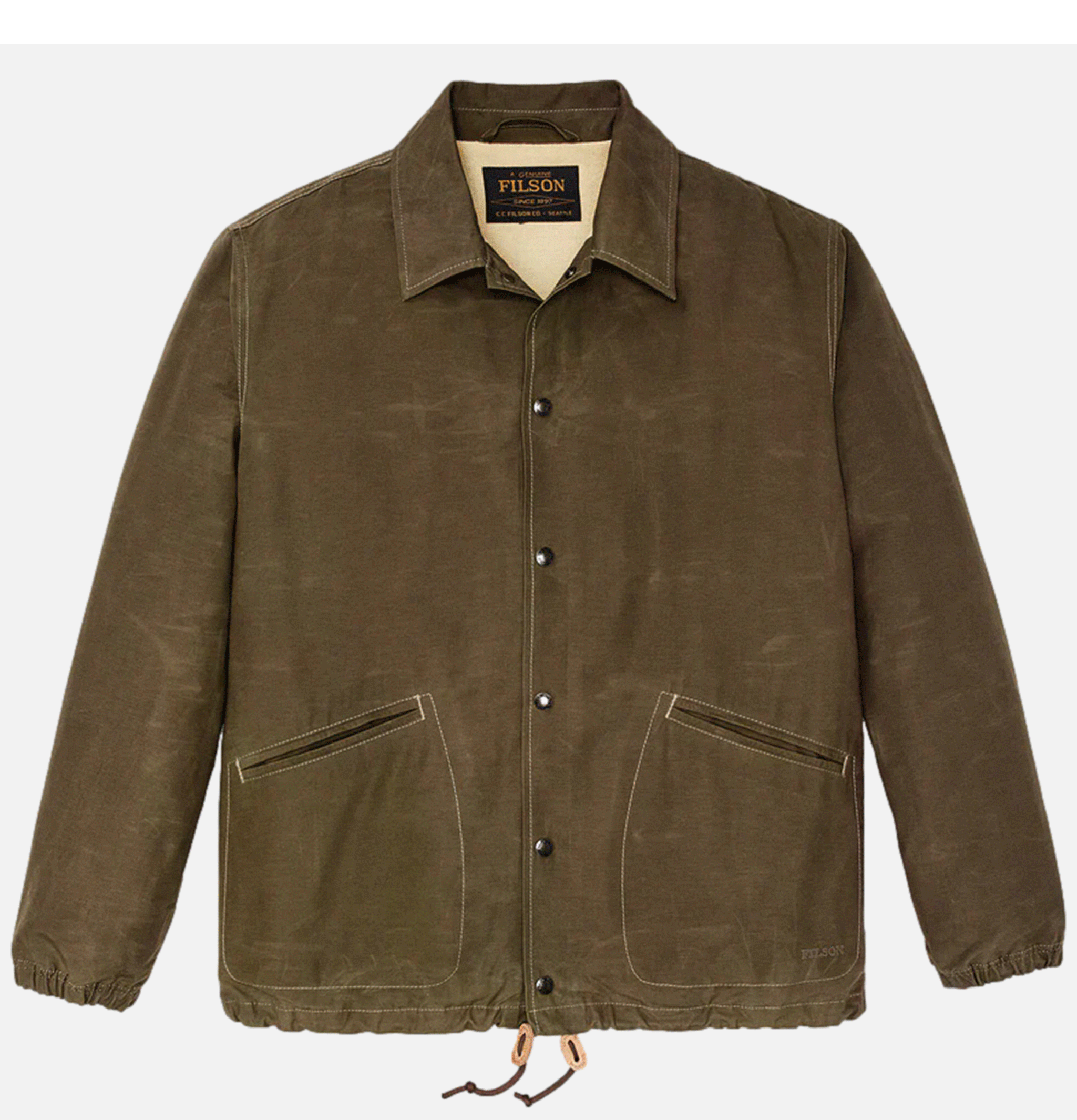 Filson Dry Wax Wind Breaker Olive