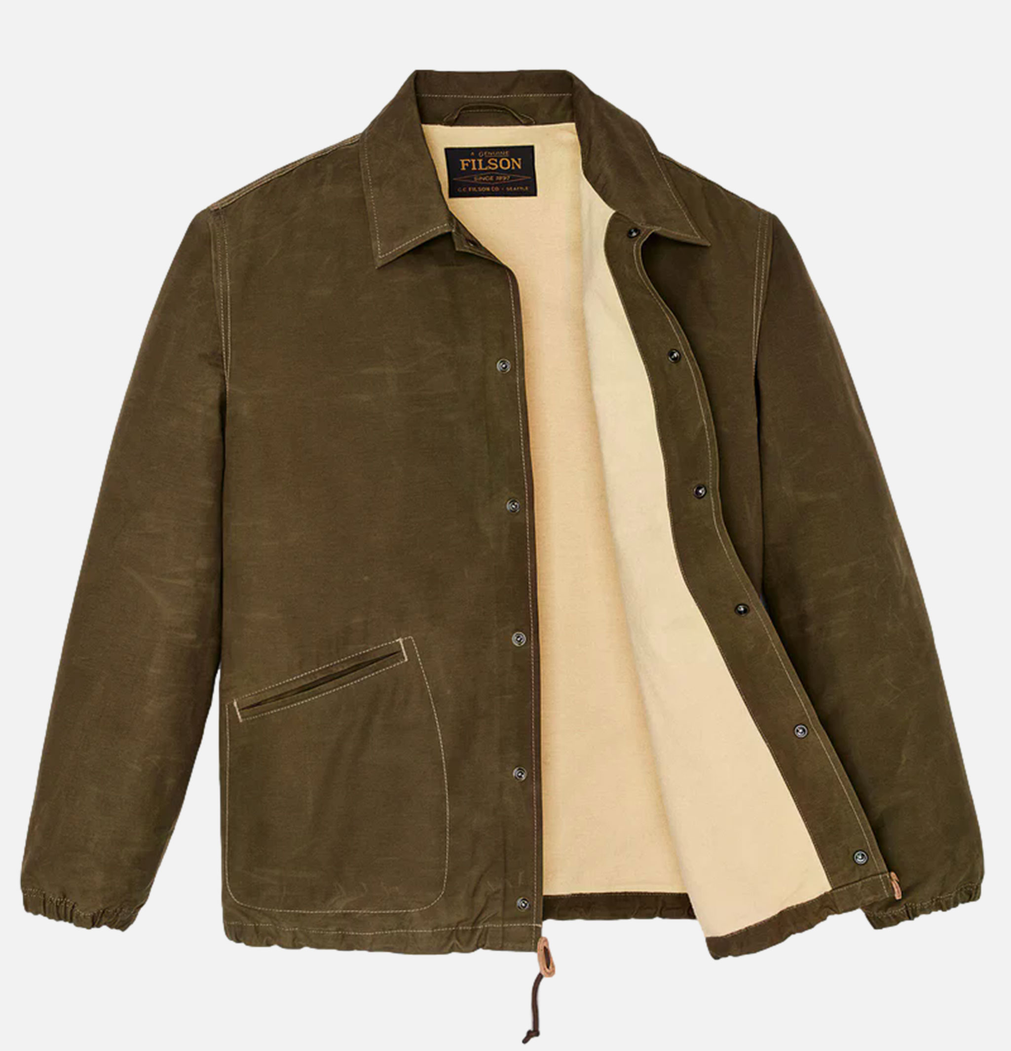 Filson Dry Wax Wind Breaker Olive