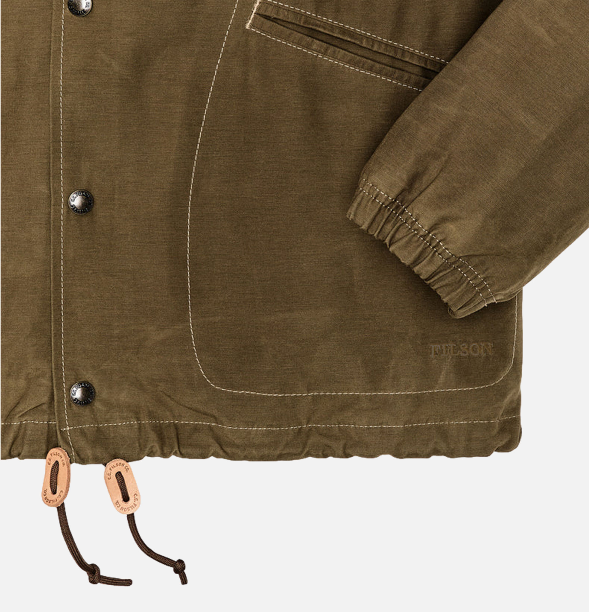 Filson Dry Wax Wind Breaker Olive