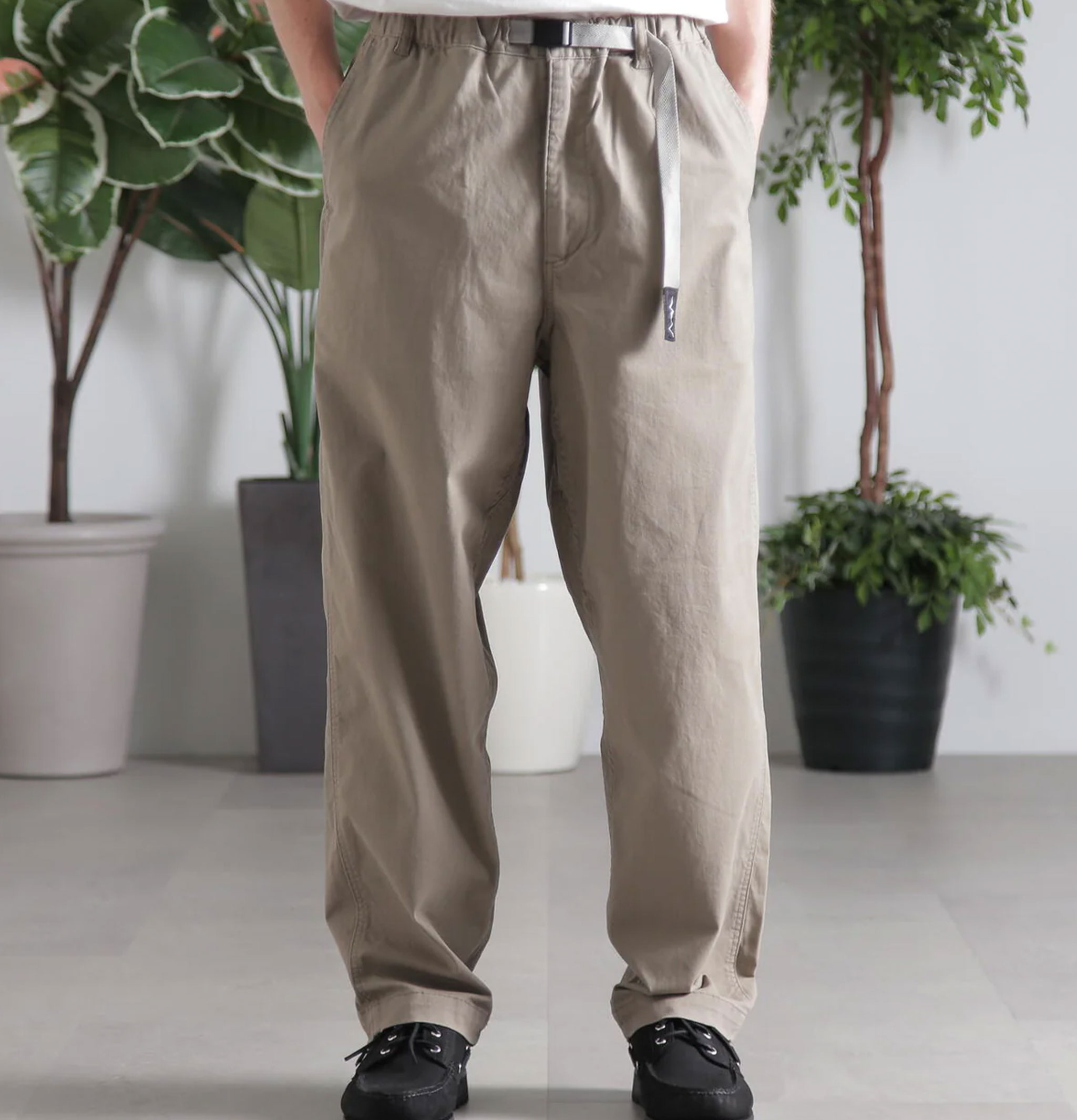 Manastash Pantalon Flex Climber Wide Leg Light Grey