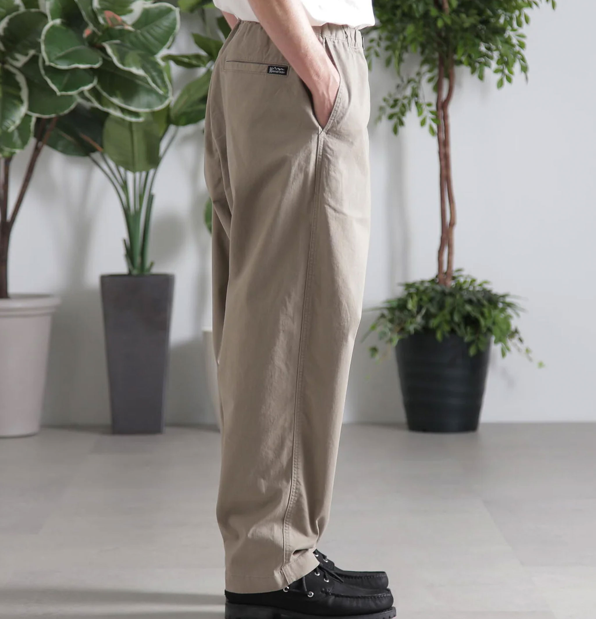 Manastash Pantalon Flex Climber Wide Leg Light Grey