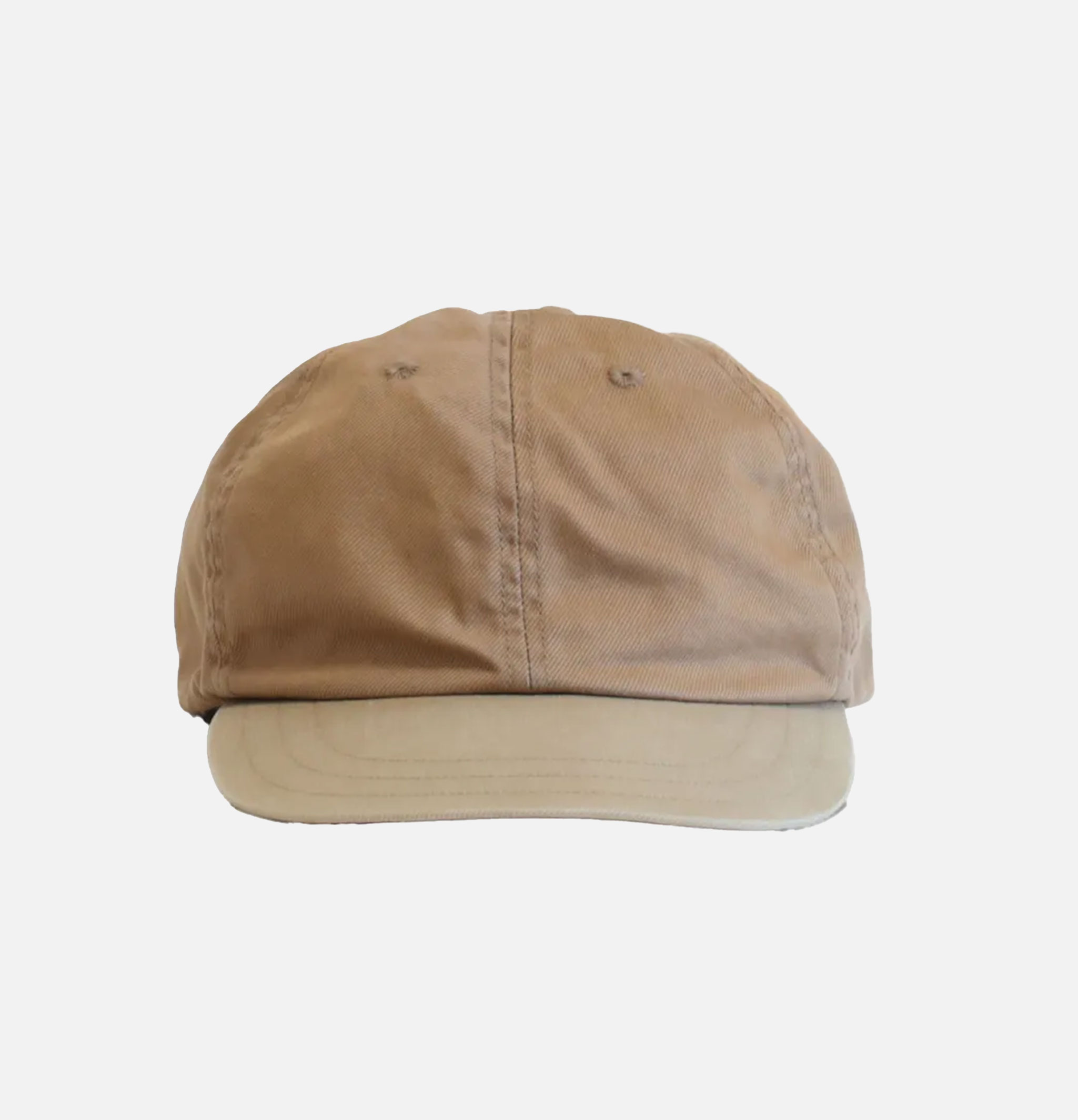 Decho Mil Drill Bicolor Ball Cap Buckle Beige
