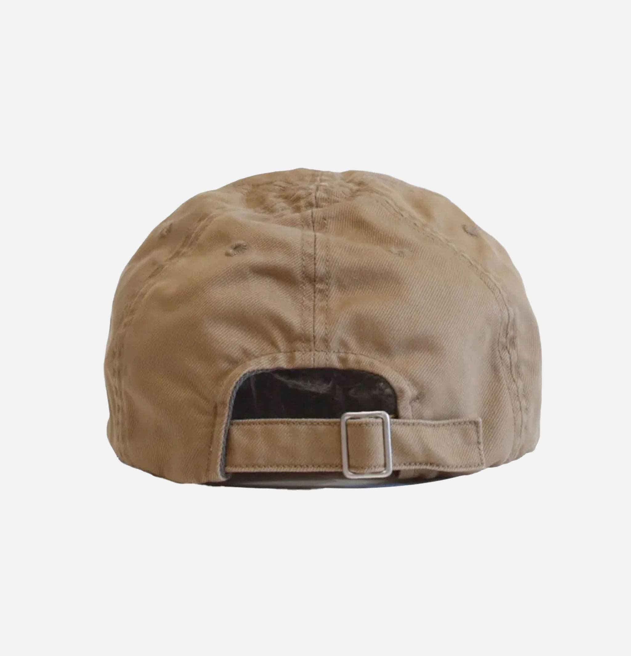 Decho Casquette Mil Drill Bicolor Ball Buckle Beige