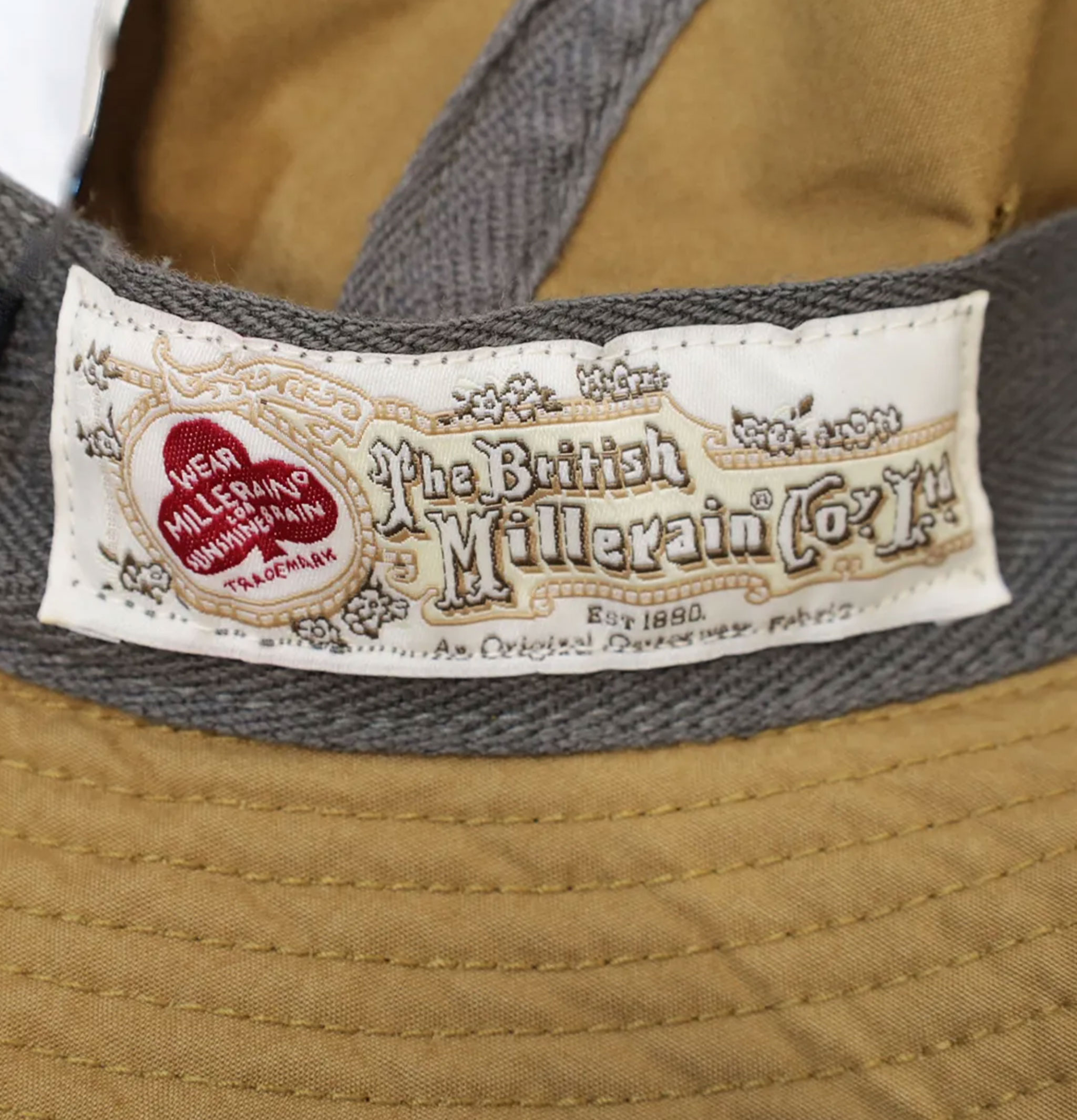 Decho Chapeau Millerrain Waxed Cot Jet Beige