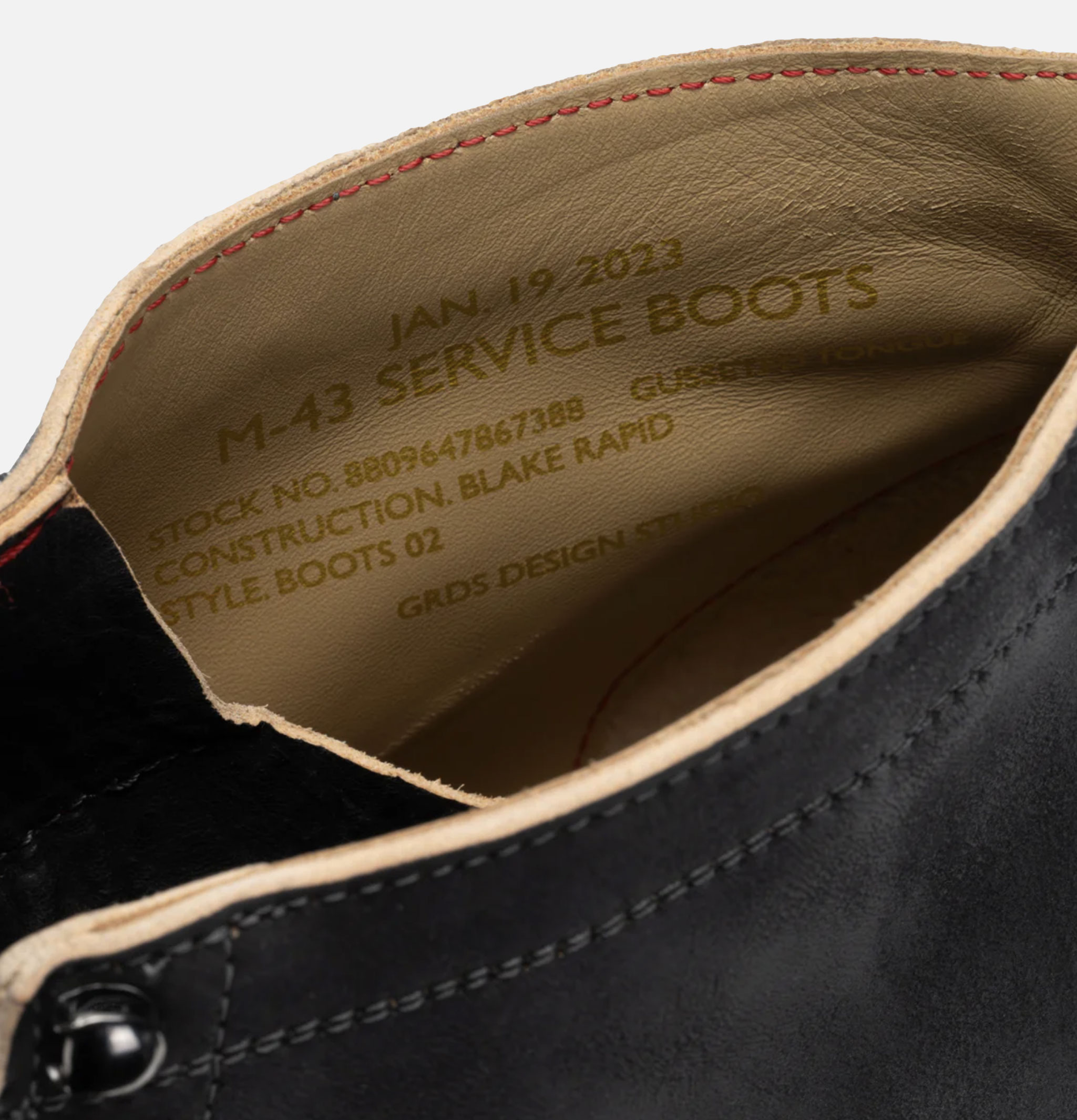 Gradus Boots 02 Leather Tea-core Black