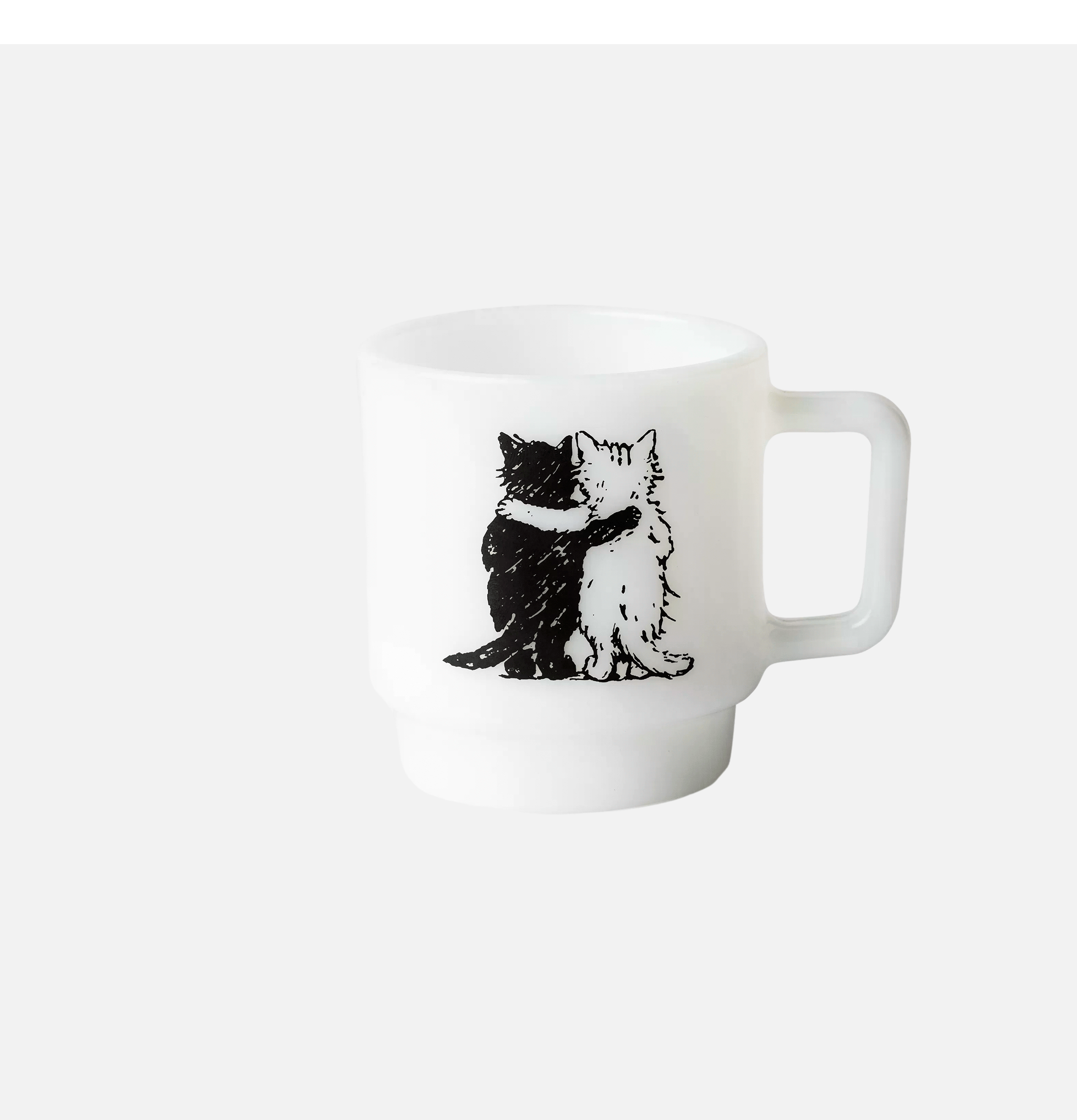 CARHARTT WIP Hugging Cat Glass Mug