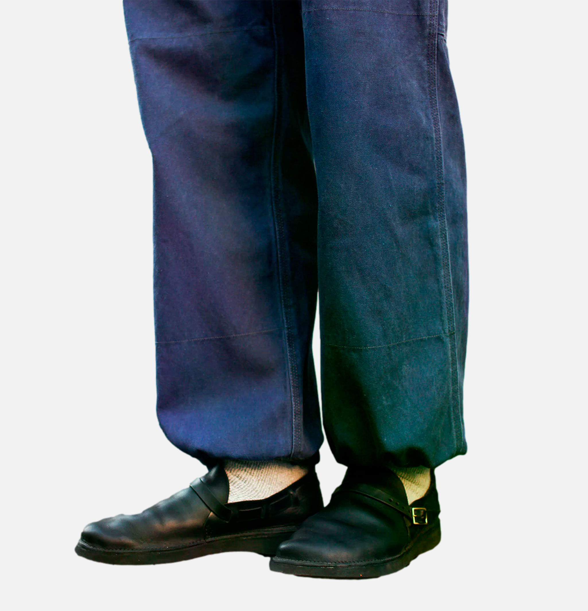 Snow Peak Sulfur Dyed Fade Pants Blue