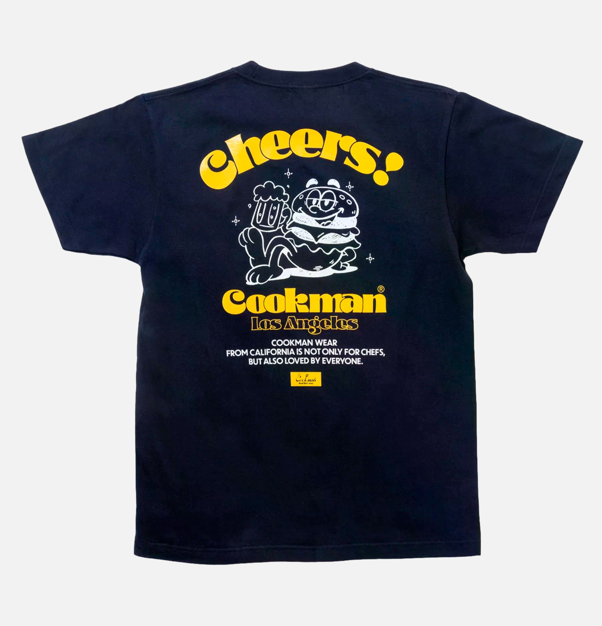 Cookman Cheers Burger Tee Navy