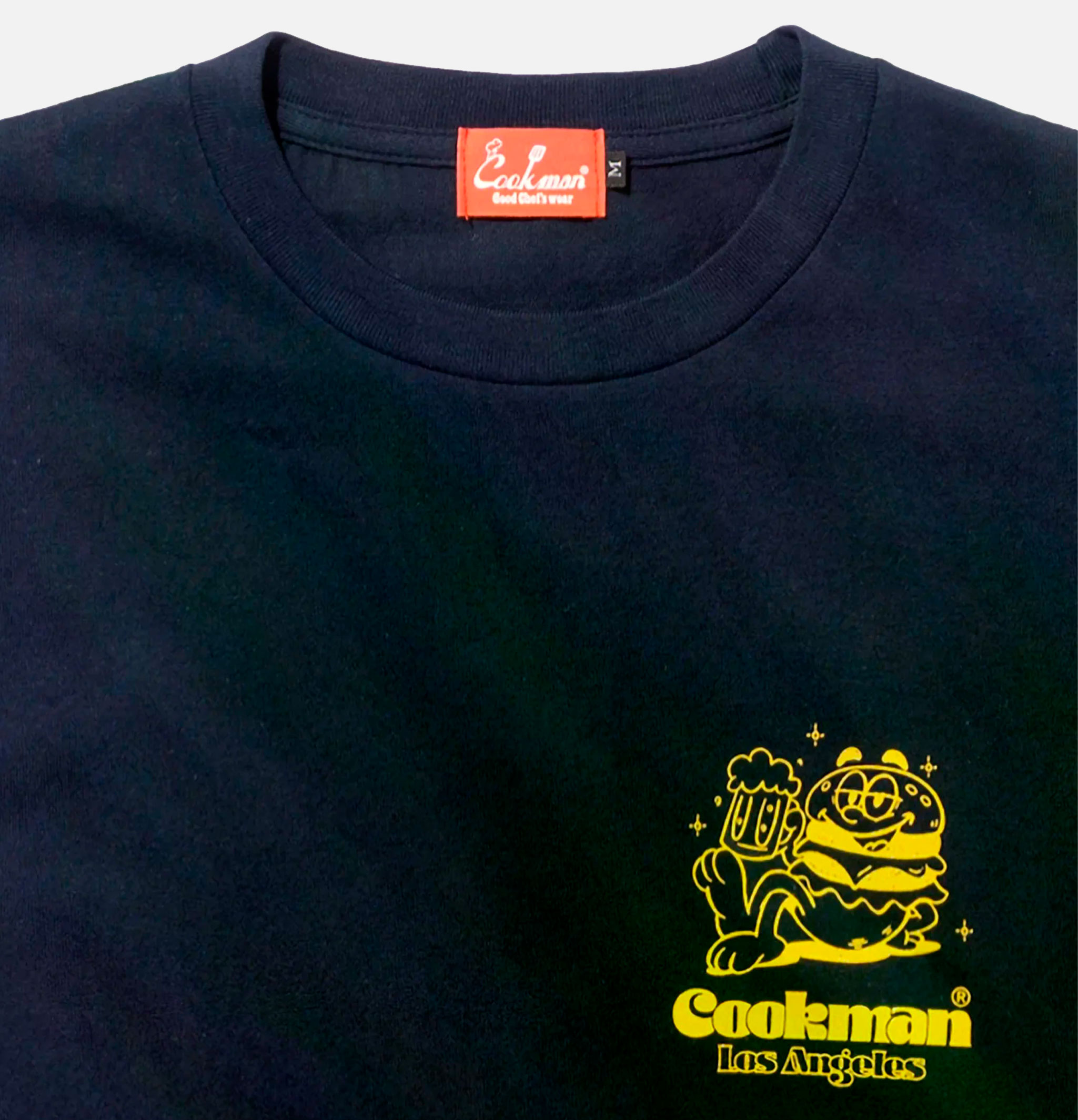Cookman Cheers Burger Tee Navy