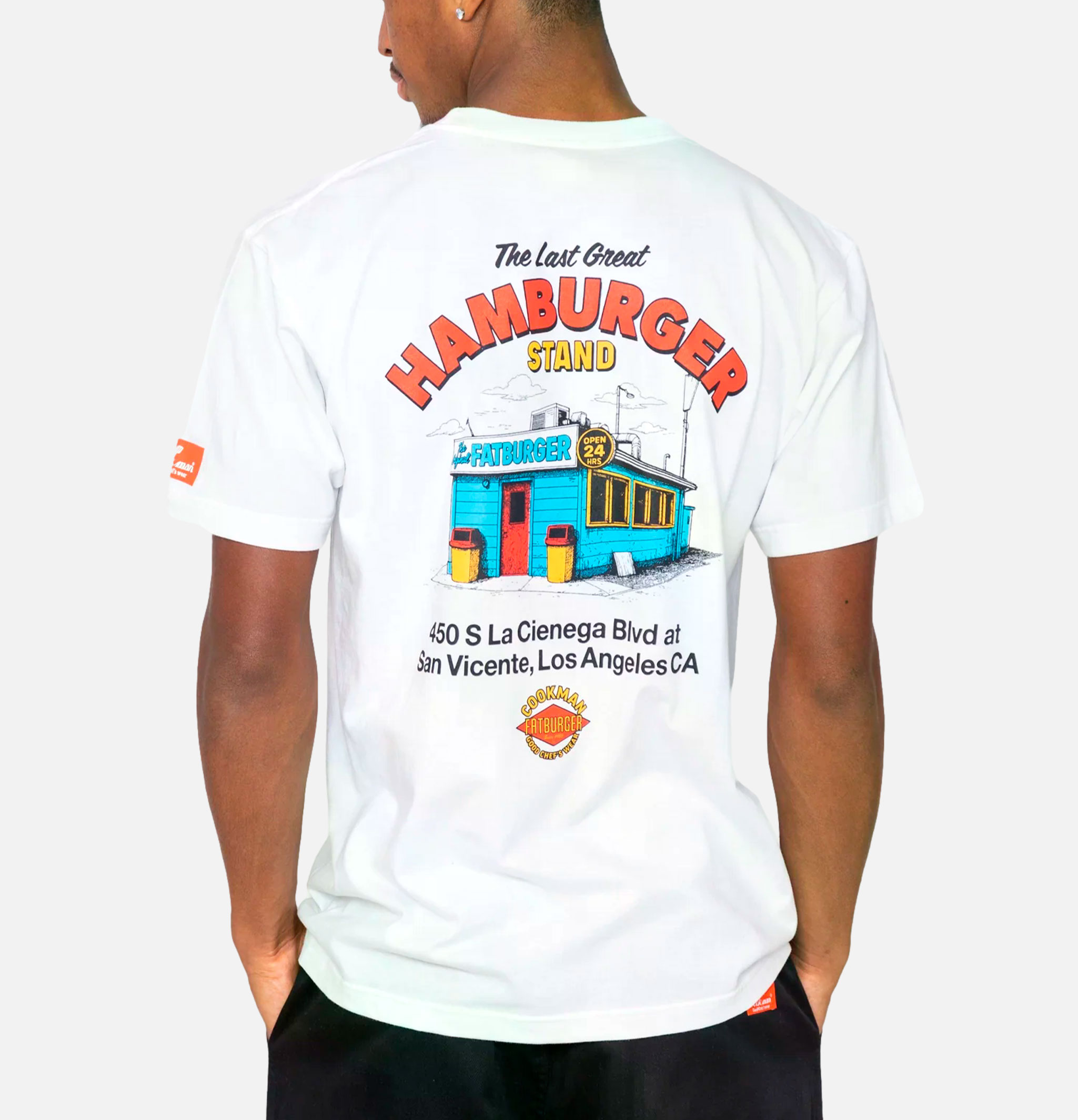 Cookman Fatburger First Loc Tee White