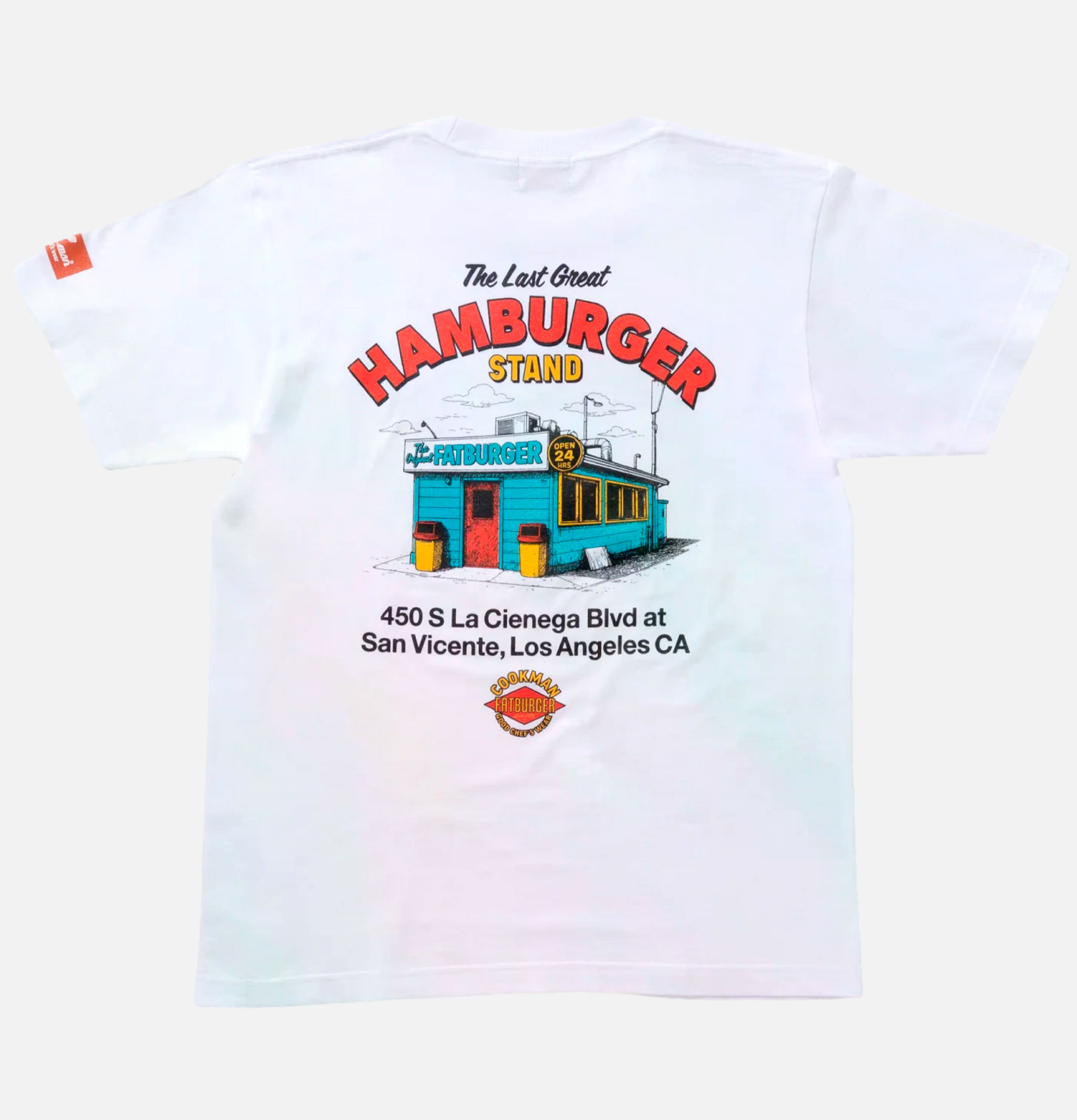 Cookman Fatburger First Loc Tee White