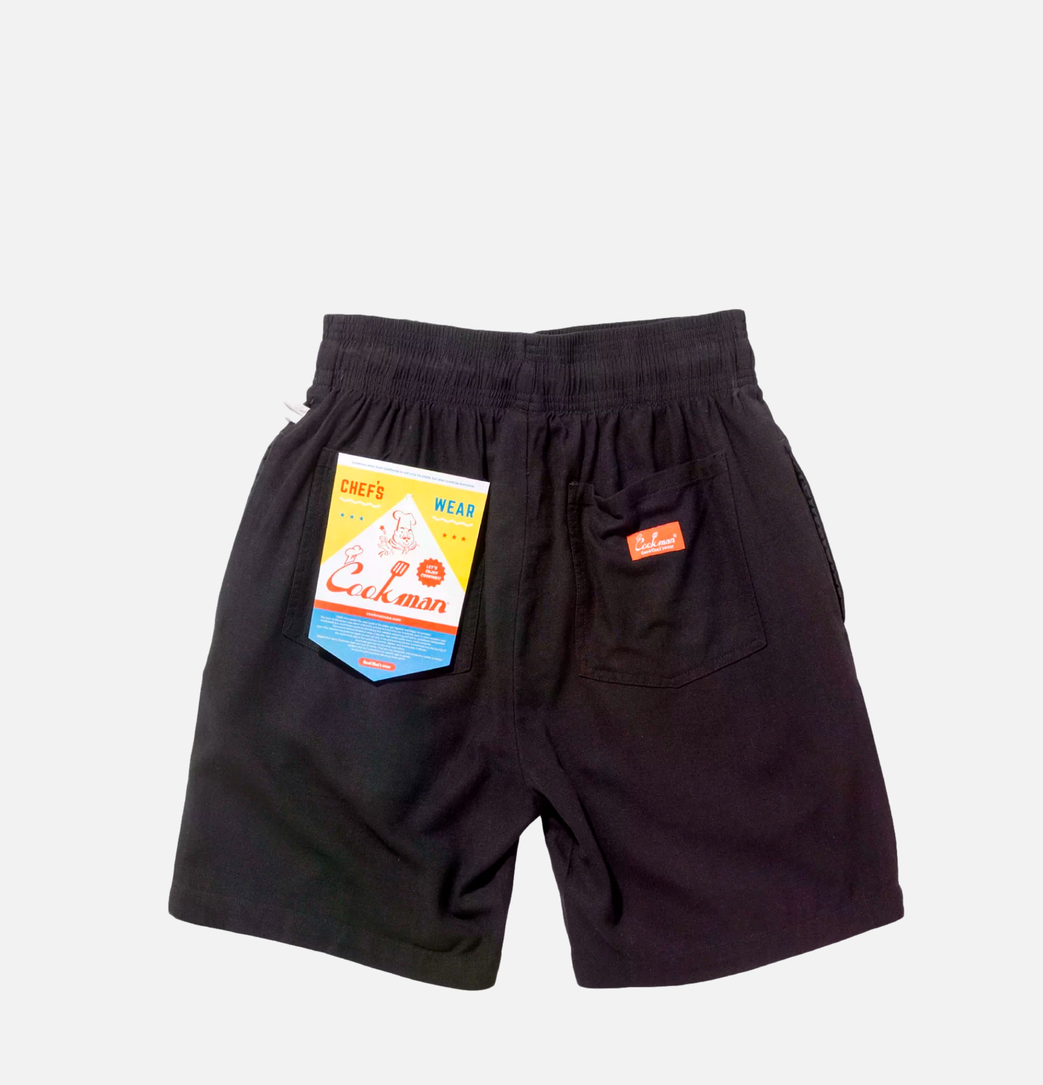 Cookman Chef Short Linen Black