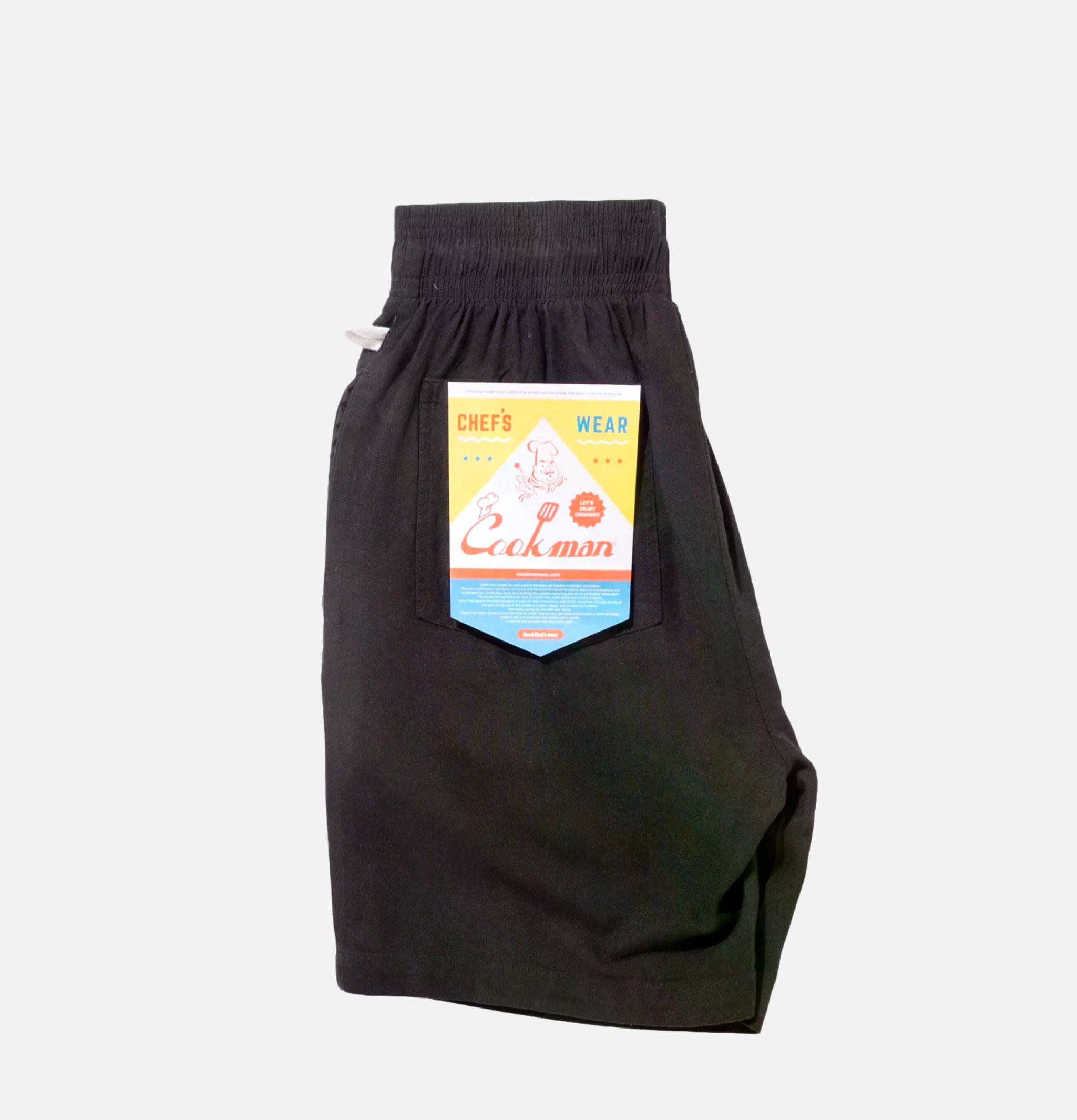 Cookman Chef Short Linen Black