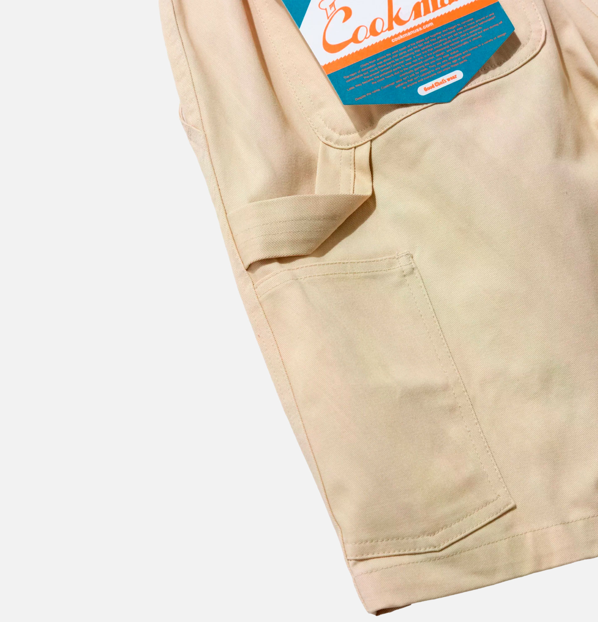 Cookman Carpenter's Short Heavy Cream