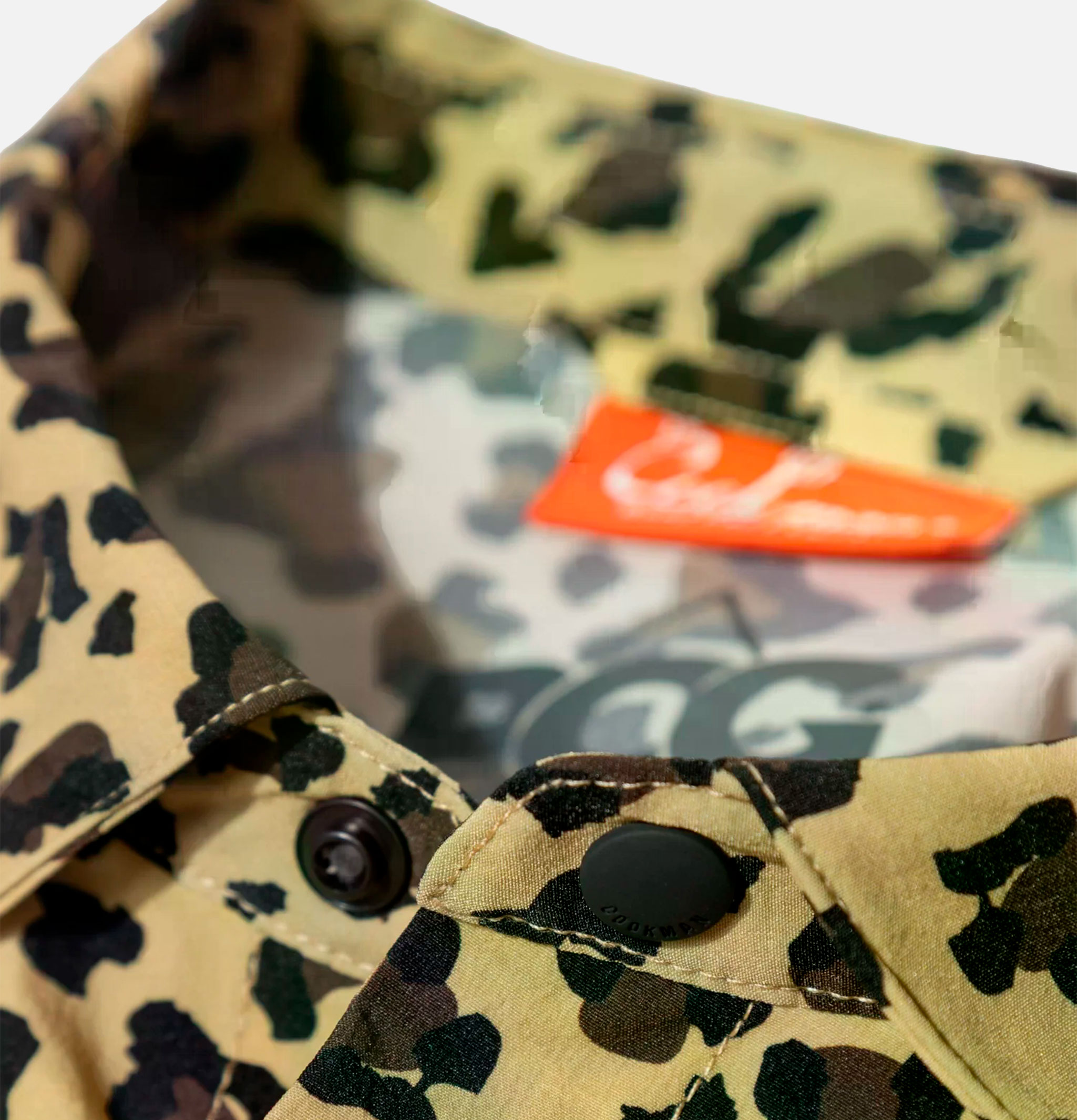 Cookman Work Shirt Shortsleeve Leopard