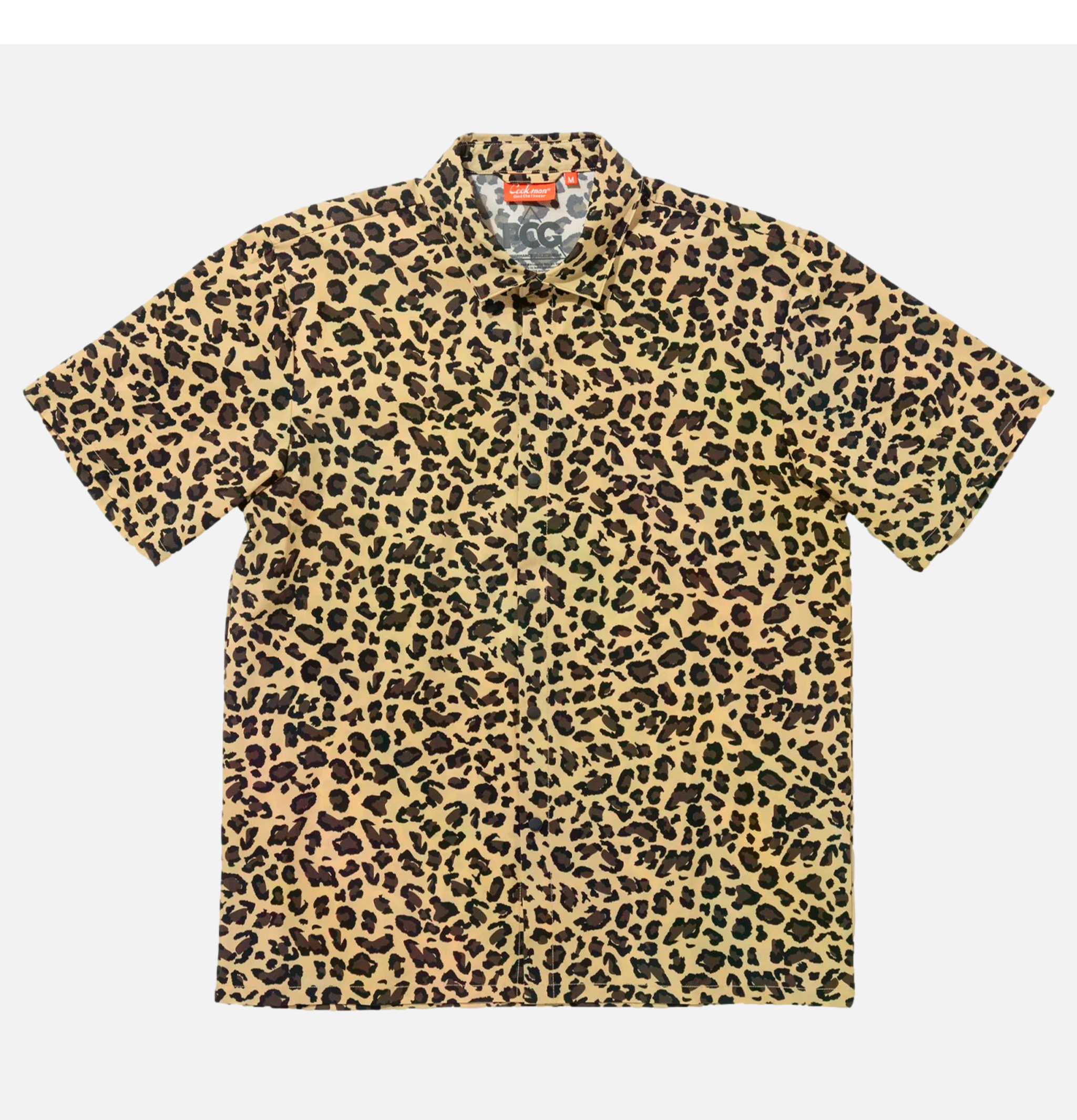 Cookman Work Shirt Shortsleeve Leopard