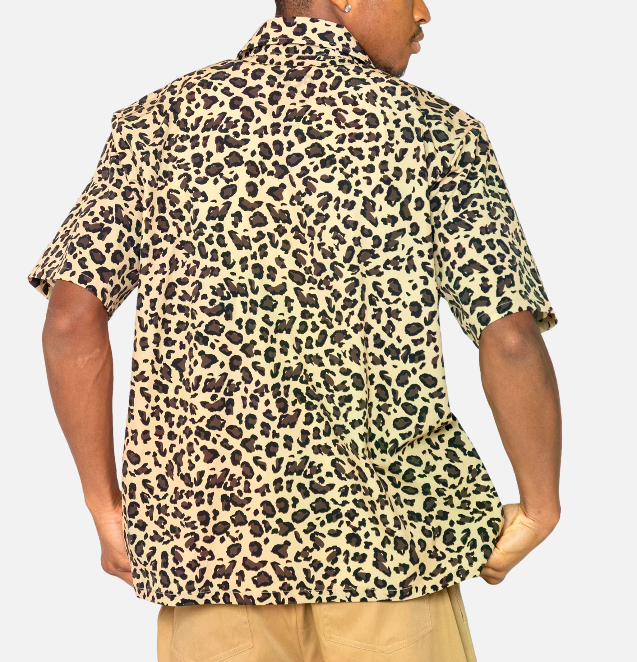 Cookman Work Shirt Shortsleeve Leopard